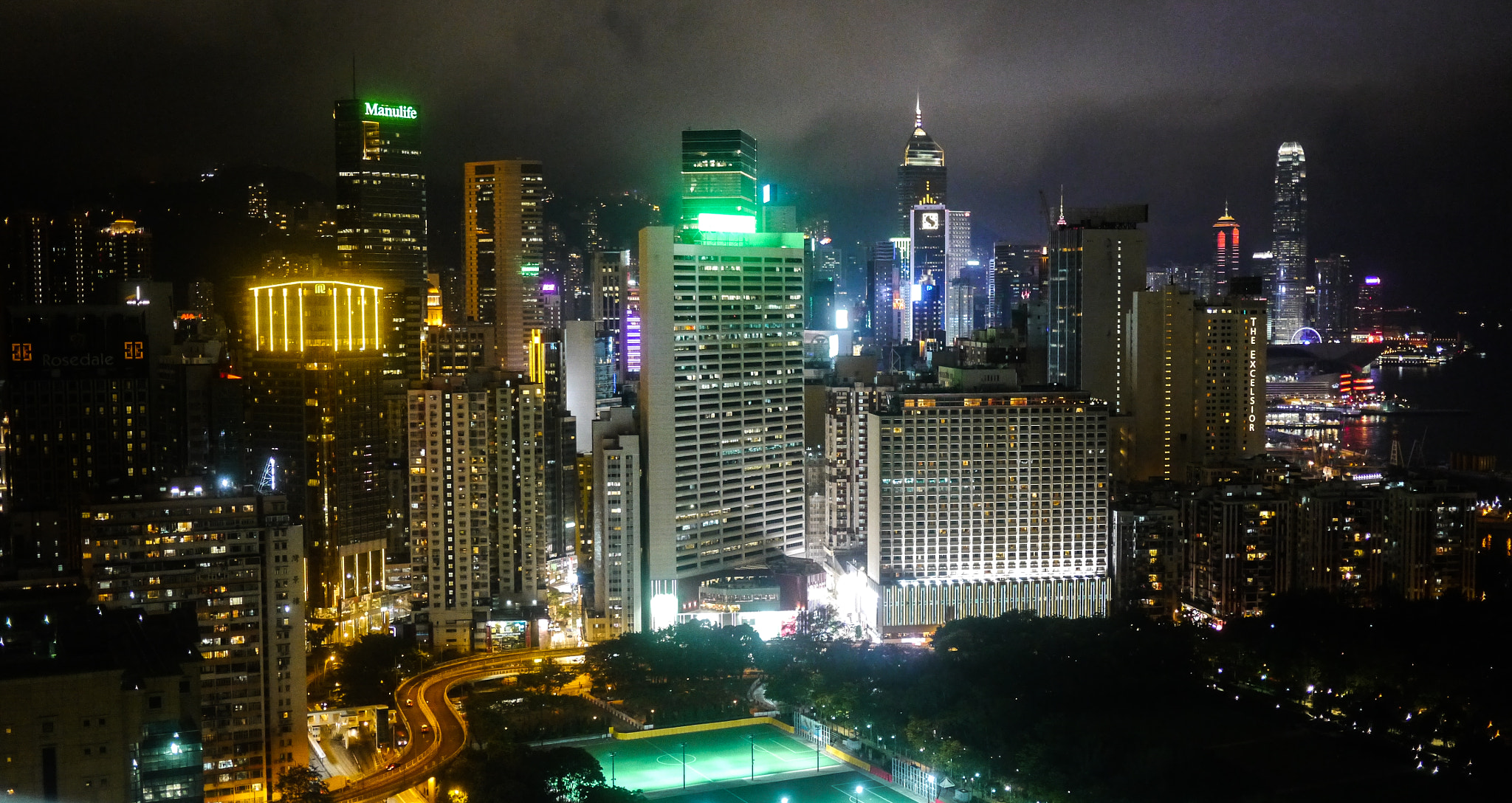 Panasonic Lumix DMC-G5 sample photo. Hong kong by night photography