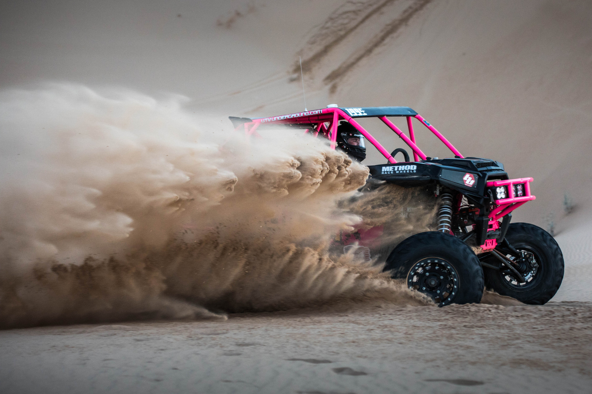 Sigma 70-200mm F2.8 EX DG OS HSM sample photo. Busting threw the sand photography