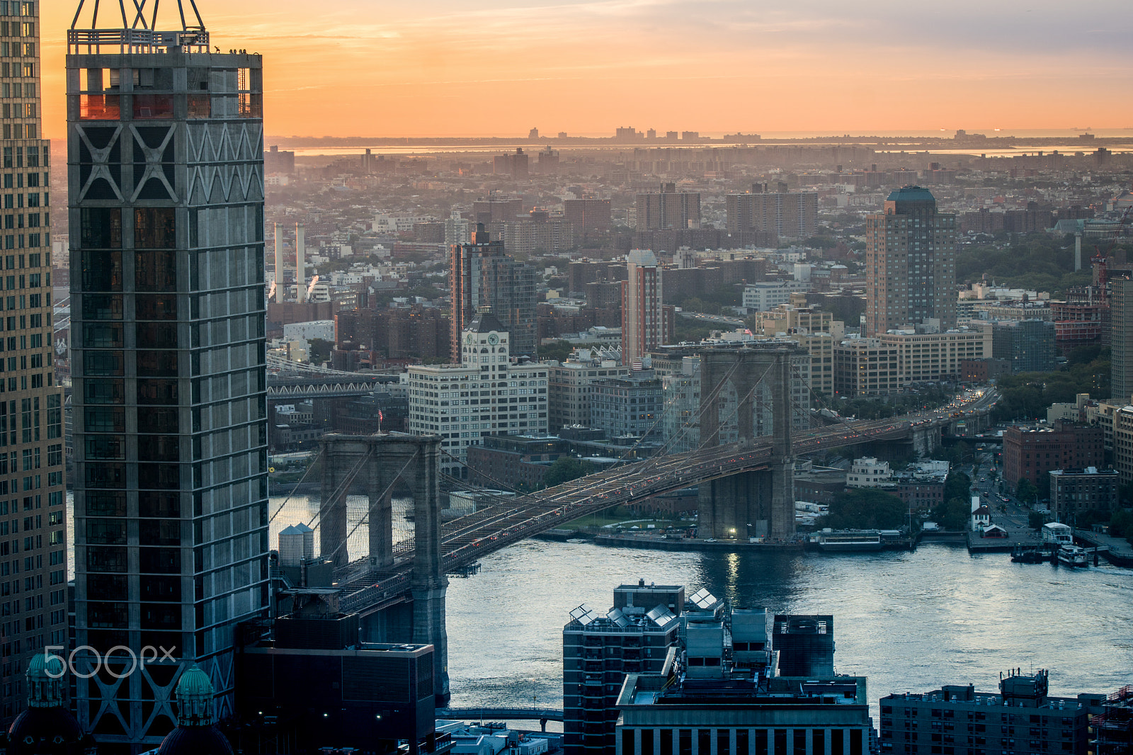 Sony ILCA-77M2 + Tamron SP 70-200mm F2.8 Di VC USD sample photo. Sunrise above ny photography