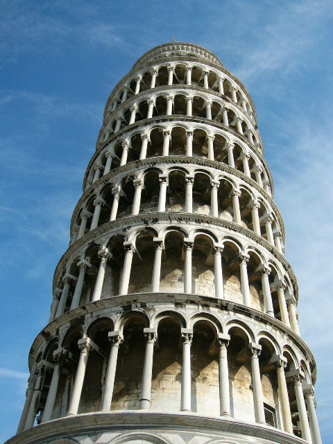 Panasonic DMC-LC43 sample photo. Leaning tower of pisa photography