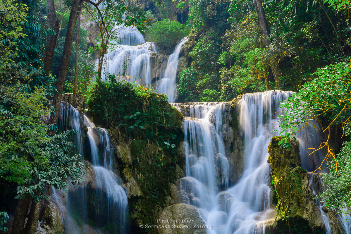 Sigma 17-70mm F2.8-4 DC Macro OS HSM | C sample photo. Kuang si water fall in luang prabang, laos. photography