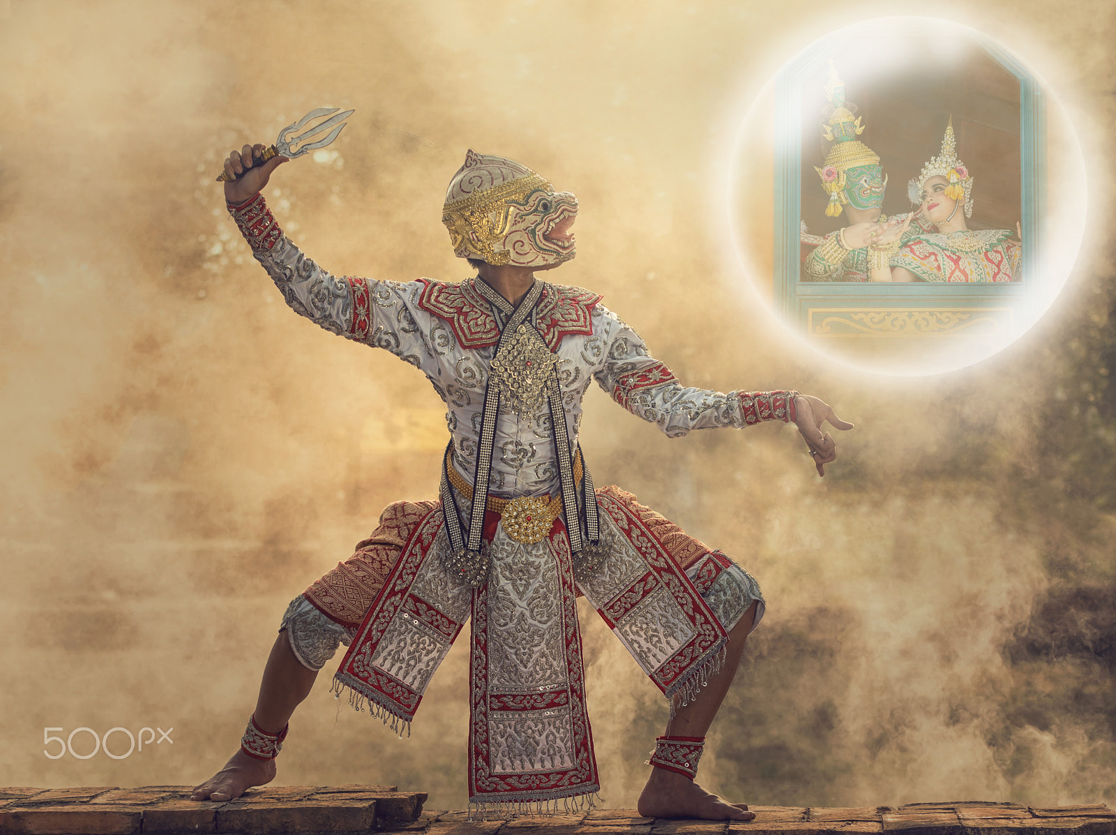 Pentax K-3 II sample photo. Khon, pantomime performances action of thailand, a kind of thai photography