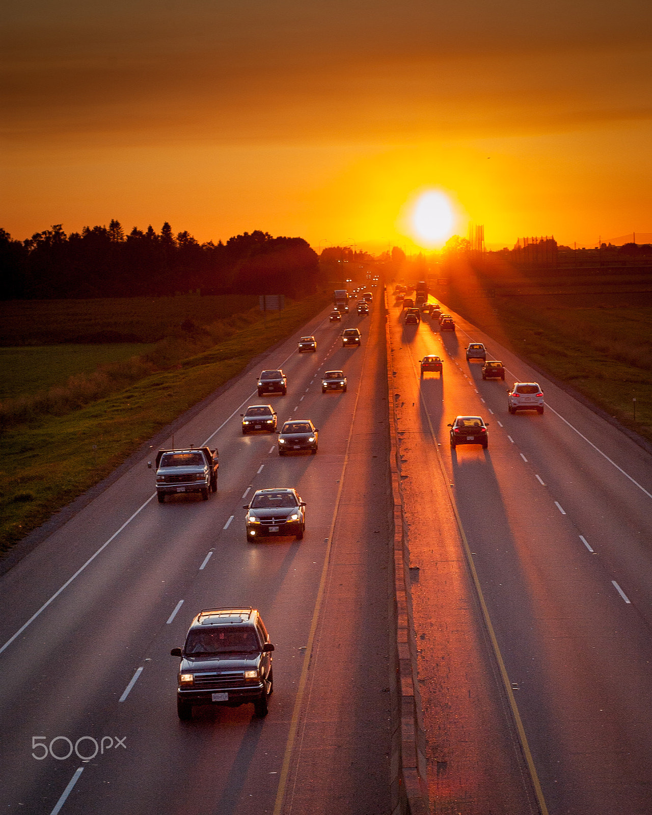 Nikon D1X sample photo. Homebound after works photography