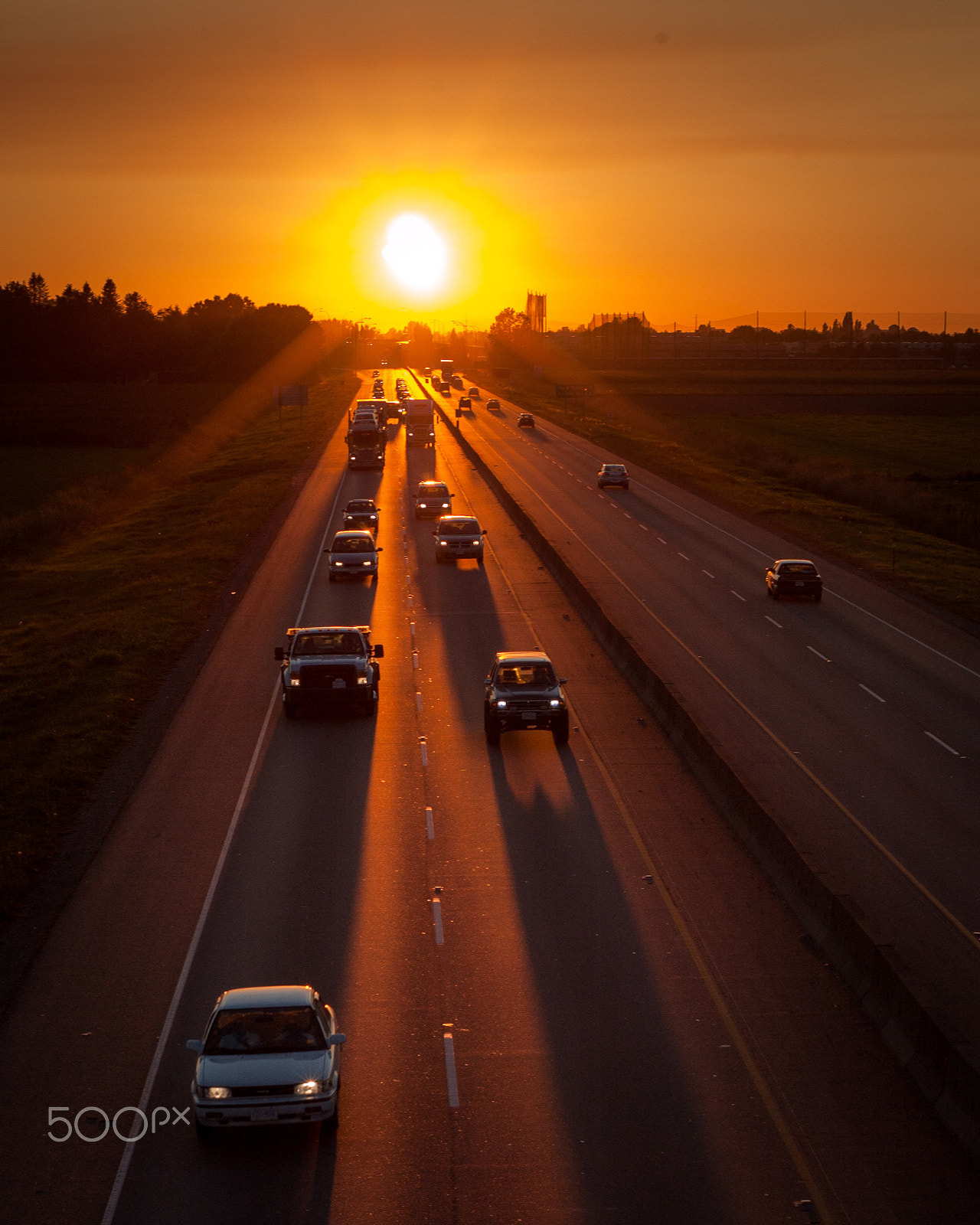 Nikon D1X sample photo. Homebound after works photography