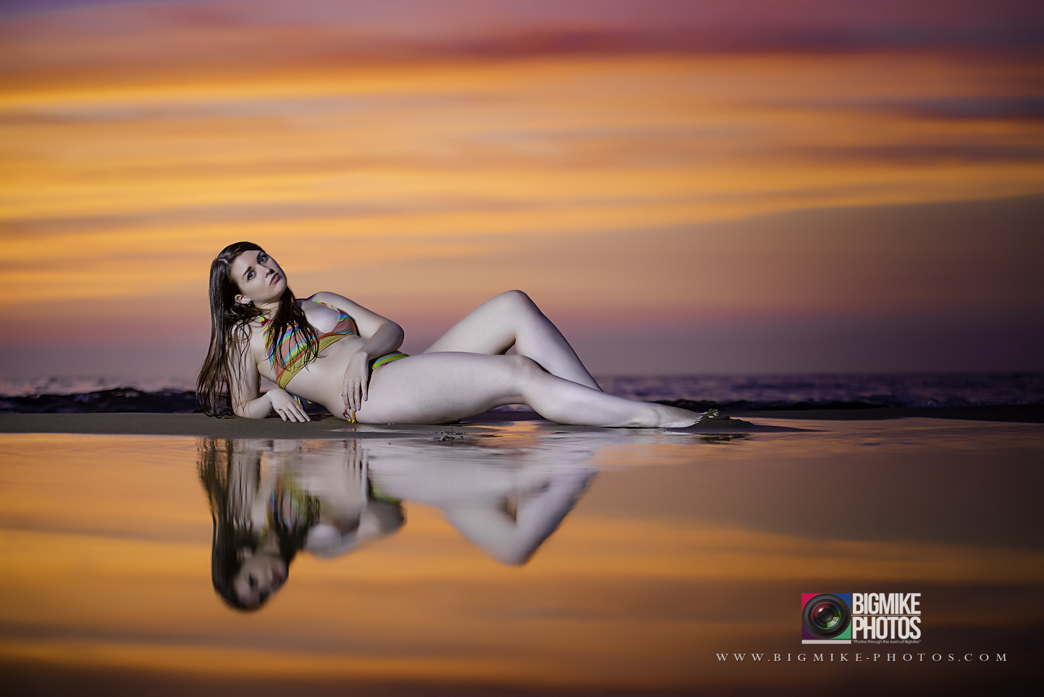Nikon D600 sample photo. Sunset reflection photography