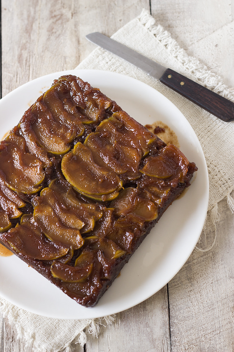 Toffee Apple Upside-Down Cake