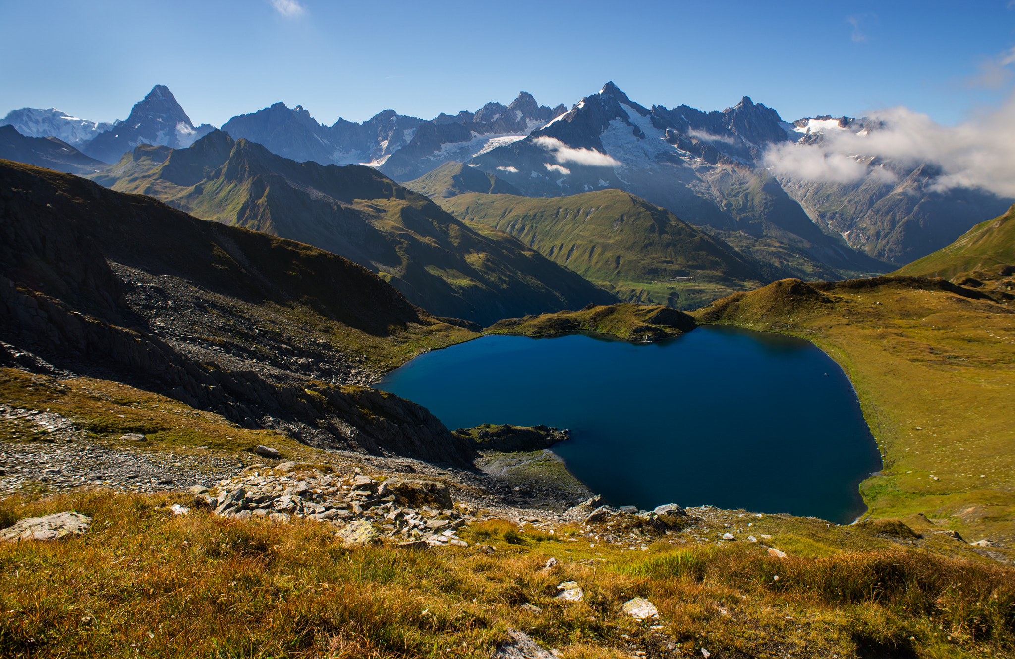 Nikon D610 sample photo. Swiss lake and mountains photography