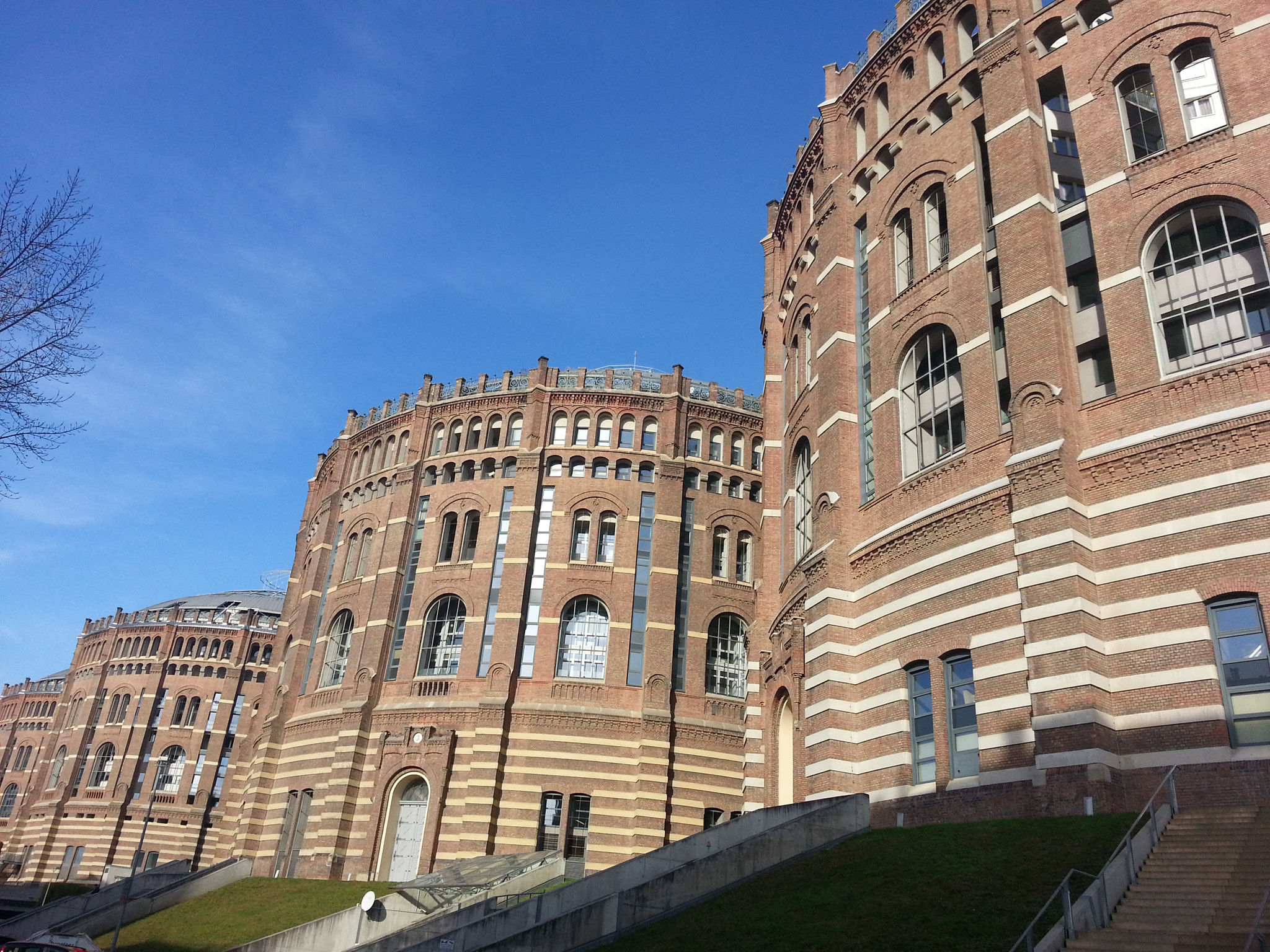 Samsung Galaxy Grand sample photo. Gasometer in wien photography