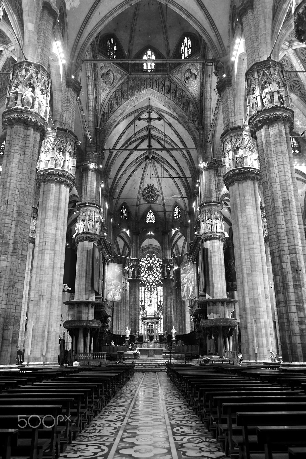Nikon D500 sample photo. Duomo milan photography