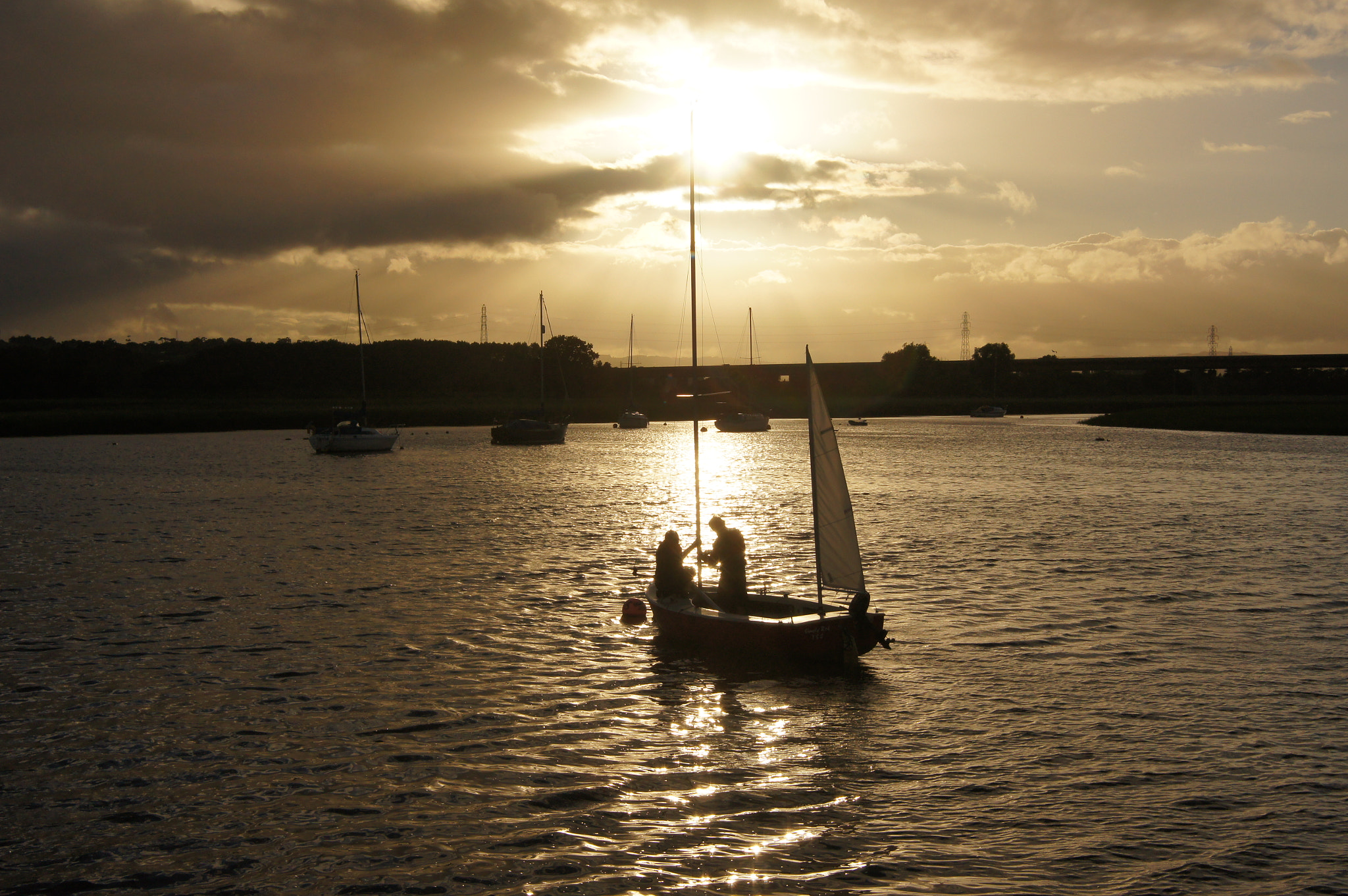 Sony SLT-A55 (SLT-A55V) sample photo. Evening sail photography