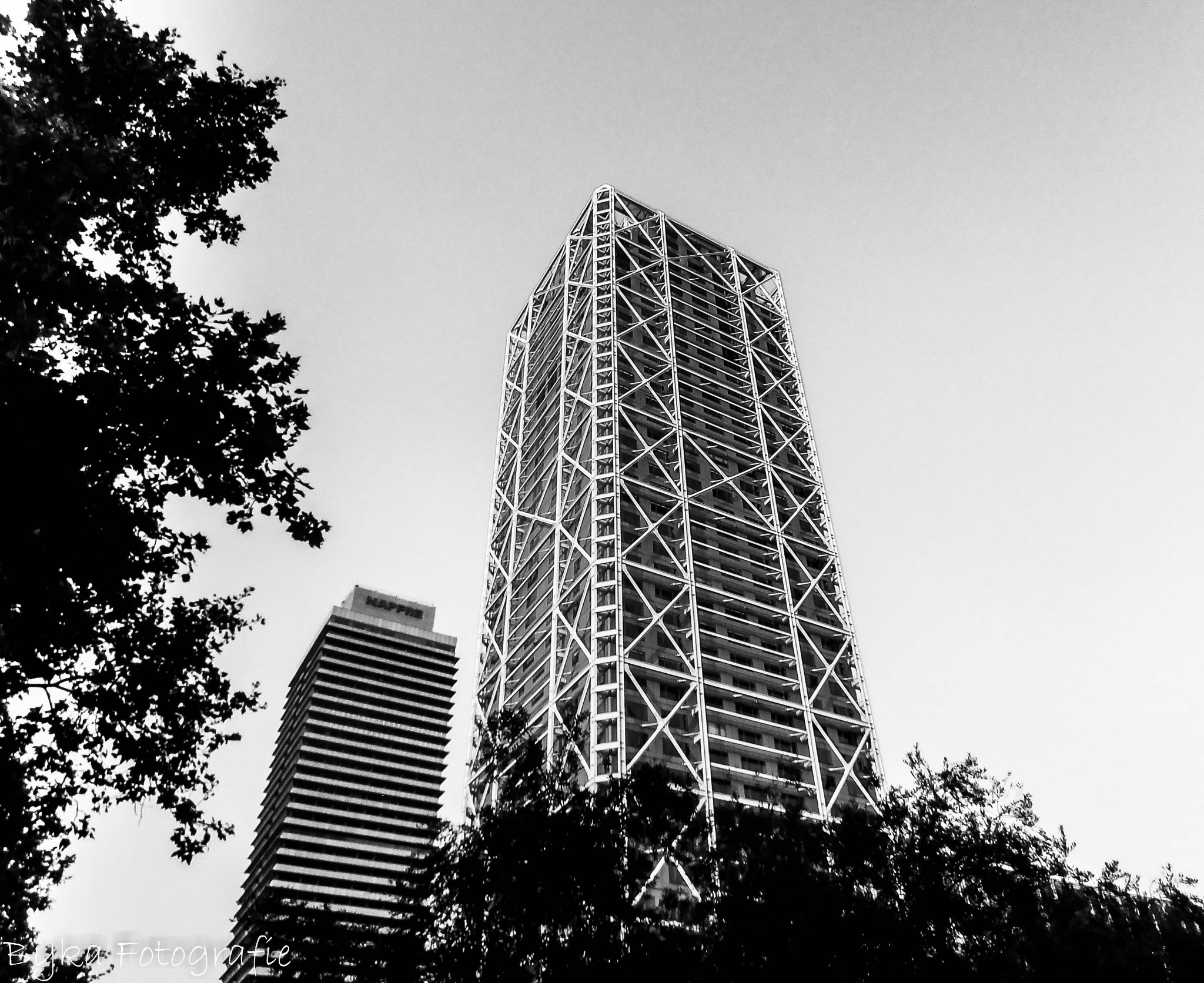 Olympus VR310,D720 sample photo. Torre mapfre and hotel arts barcelona  photography