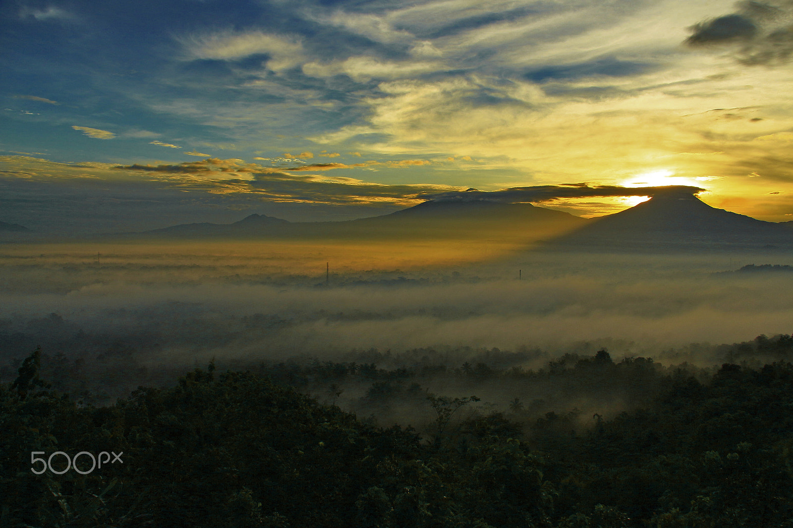 Canon EF-S 17-85mm F4-5.6 IS USM sample photo. Sunrise over magelang photography