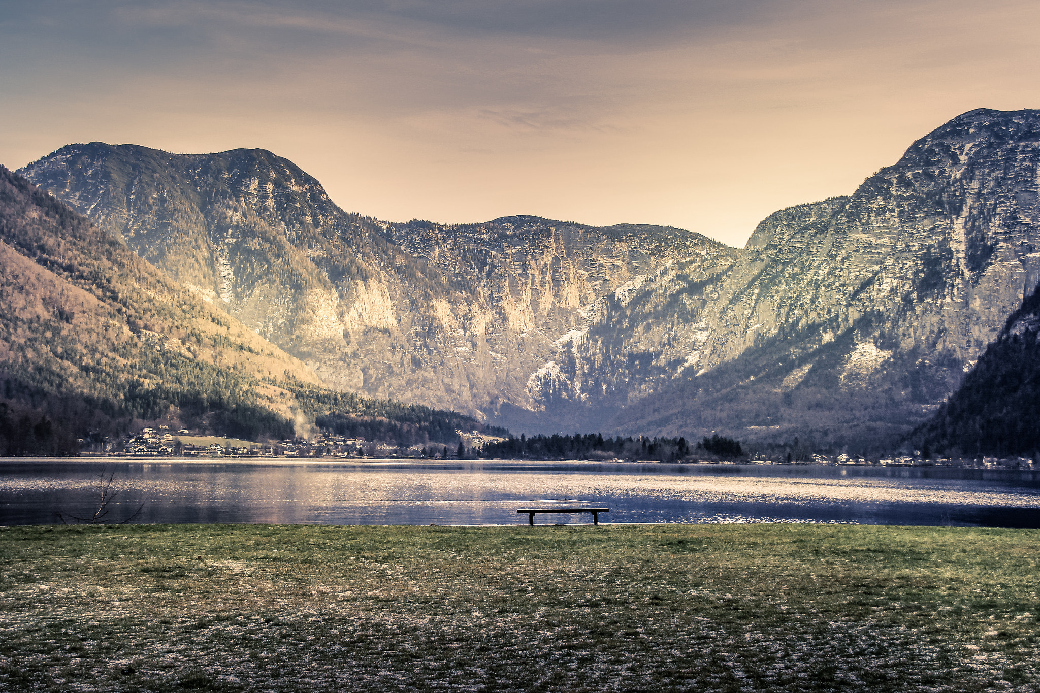 Sigma 18-250mm F3.5-6.3 DC OS HSM sample photo. Lonely bench photography