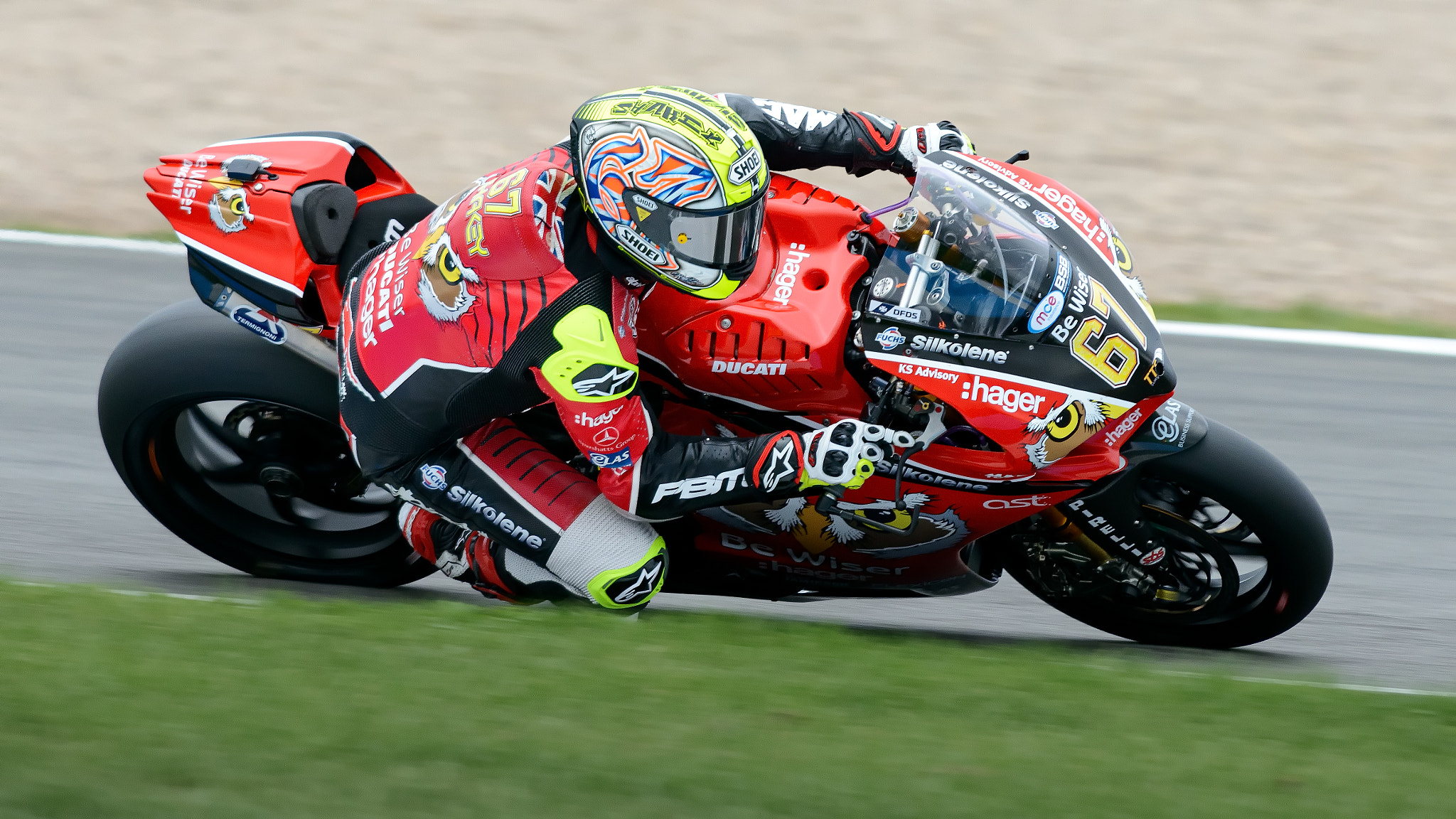 Nikon AF-S Nikkor 300mm F2.8G ED VR II sample photo. #67 shane 'shakey' byrne be wiser ducati photography