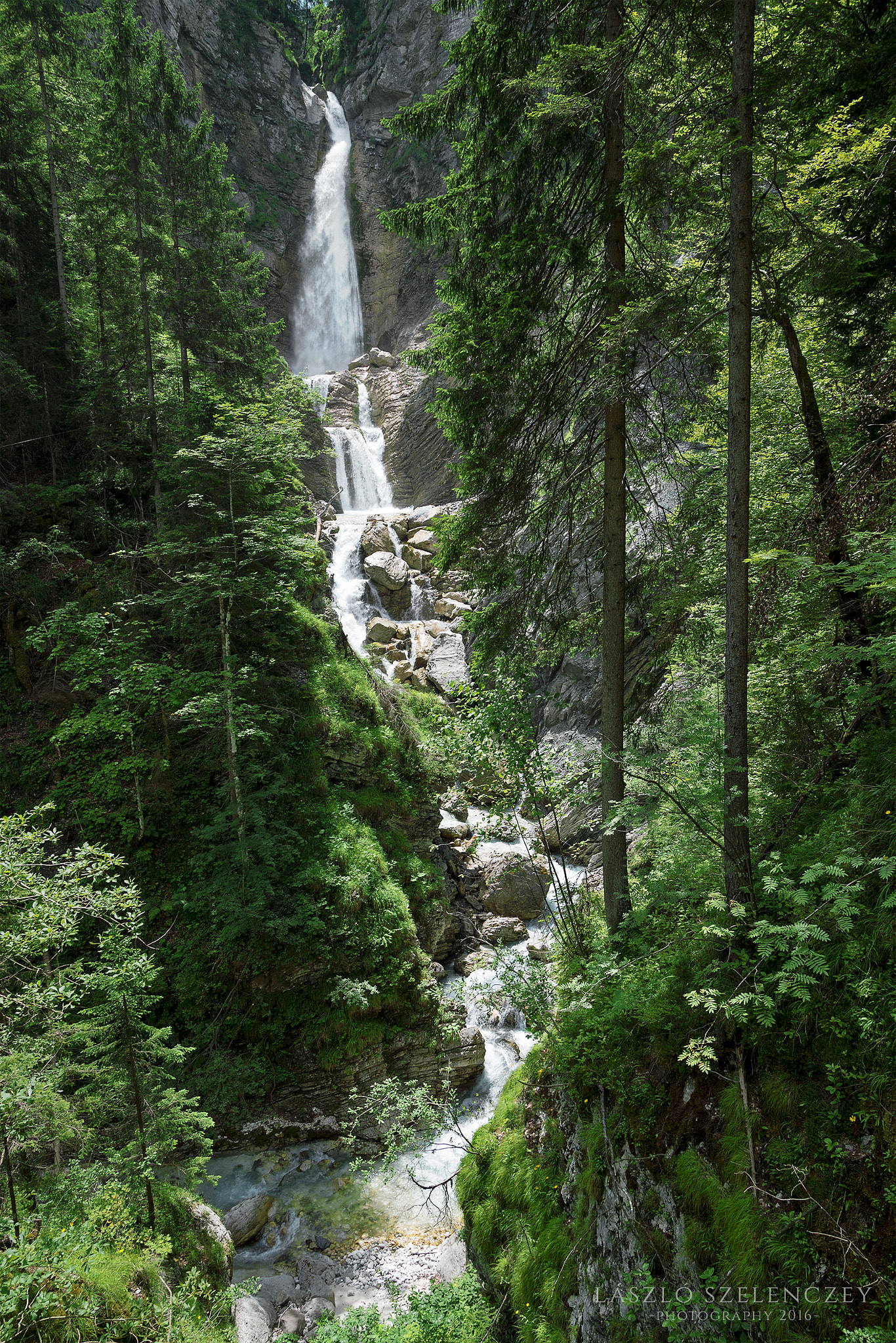 Sigma 17-50mm F2.8 EX DC HSM sample photo. Martuljek waterfall photography