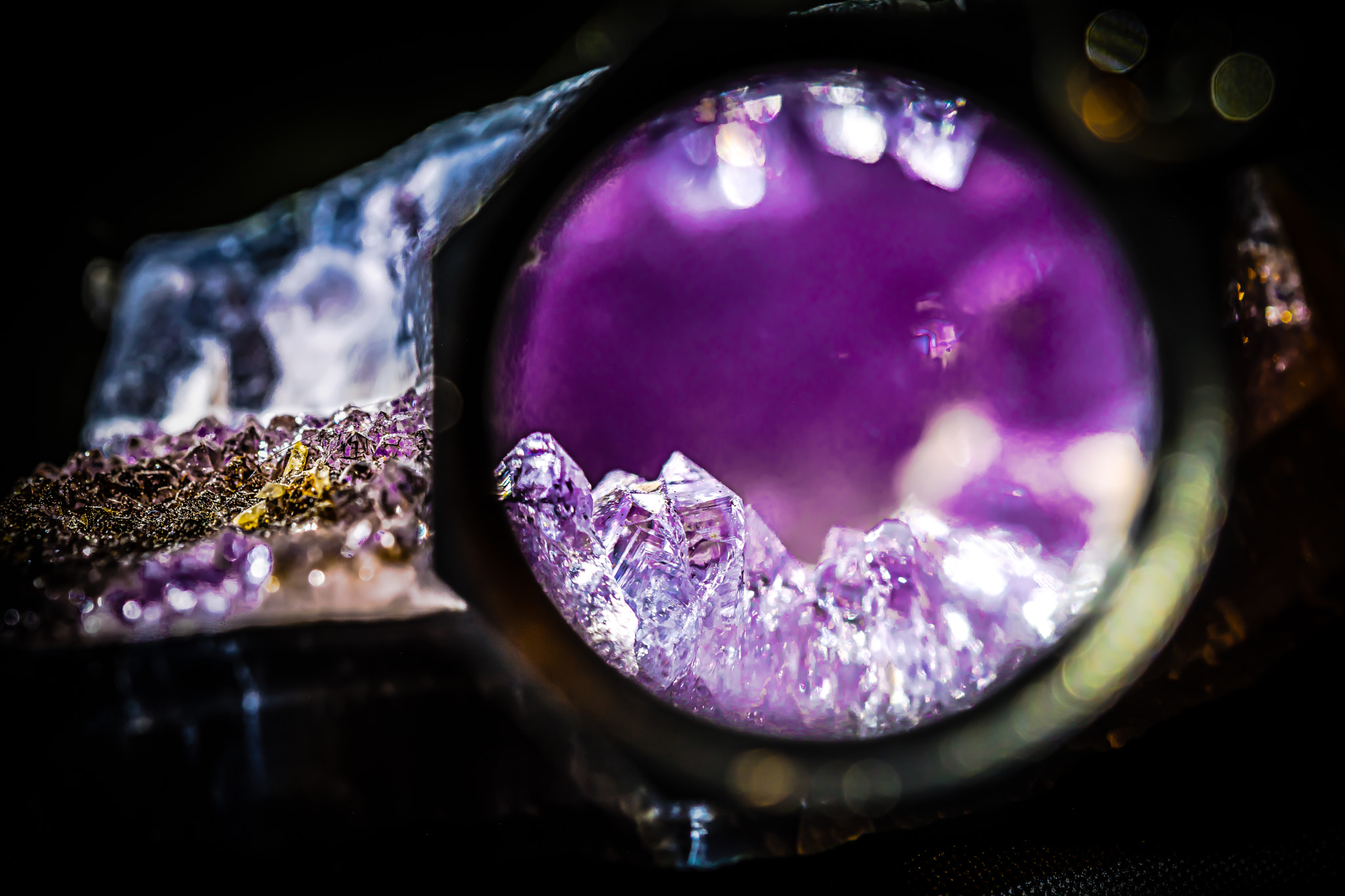 Nikon AF-S Micro-Nikkor 60mm F2.8G ED sample photo. Amethyst photography