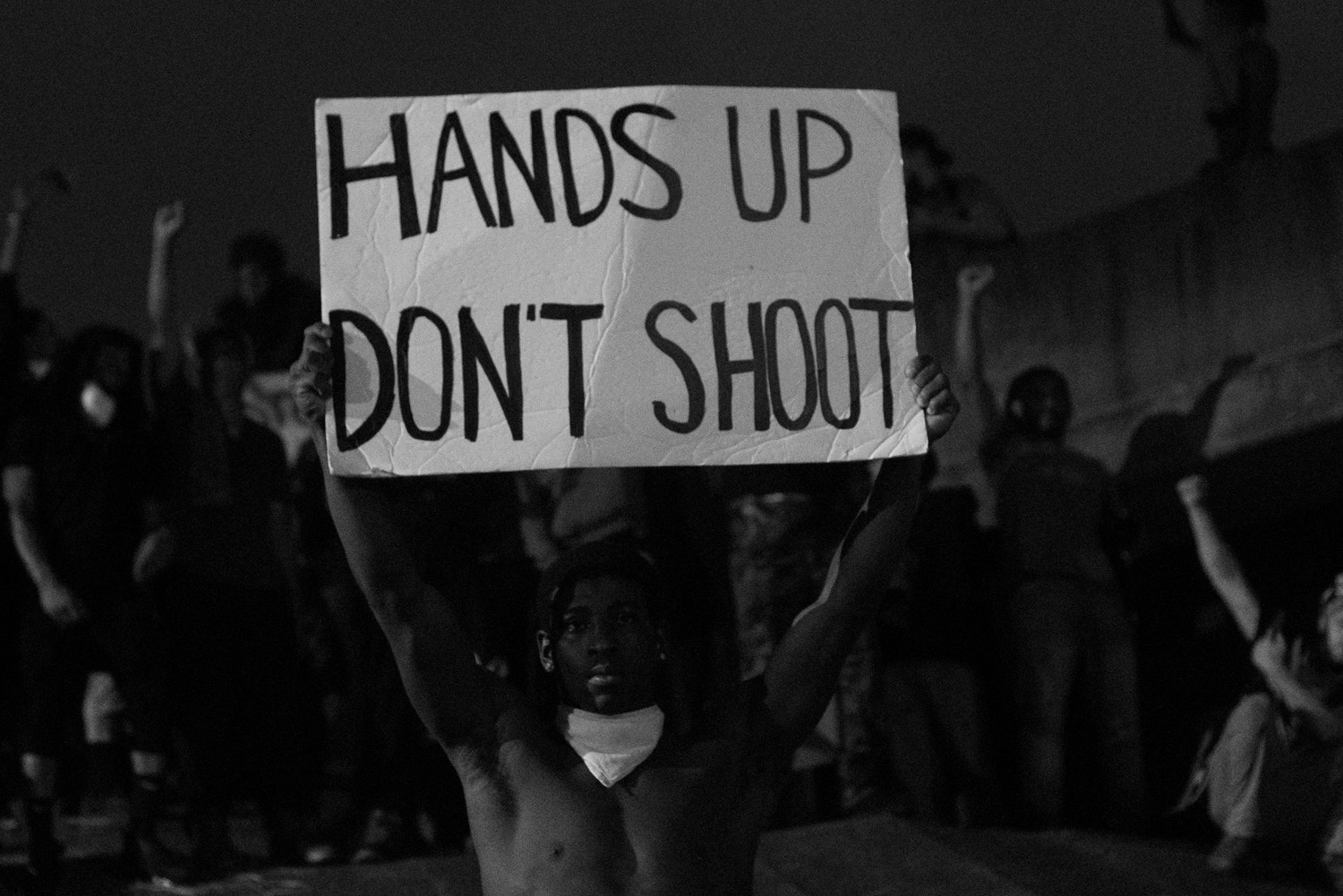 Sony a7S II + Sony DT 50mm F1.8 SAM sample photo. Protest thursday in charlotte, nc photography