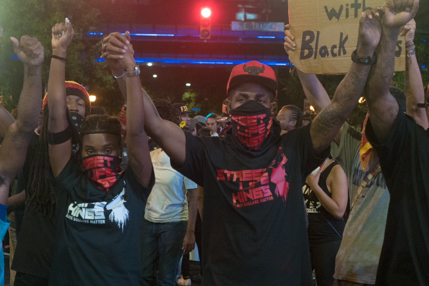 Sony a7S II + Sony DT 50mm F1.8 SAM sample photo. Protest thursday in charlotte, nc photography