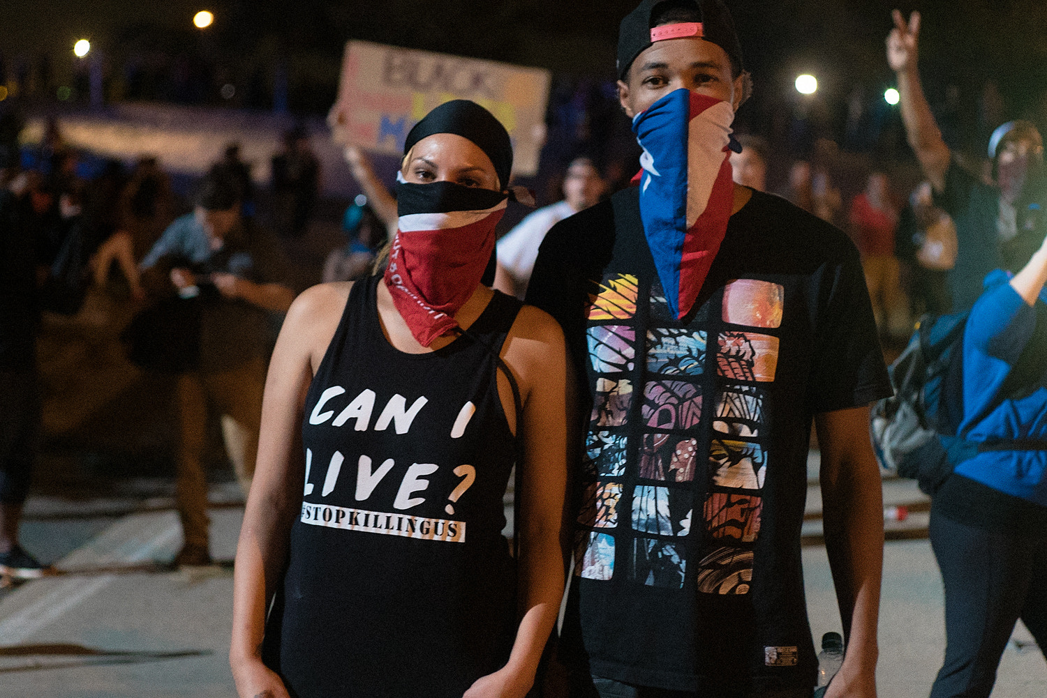 Sony a7S II + Sony DT 50mm F1.8 SAM sample photo. Protest thursday in charlotte, nc photography