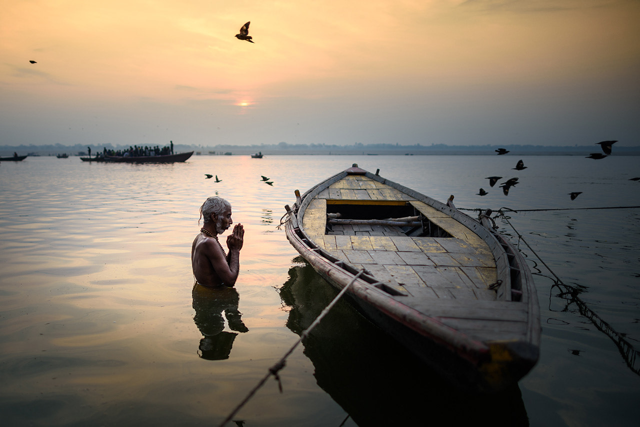 Nikon D810 + Nikon AF-S Nikkor 24mm F1.4G ED sample photo. Mother ganga photography