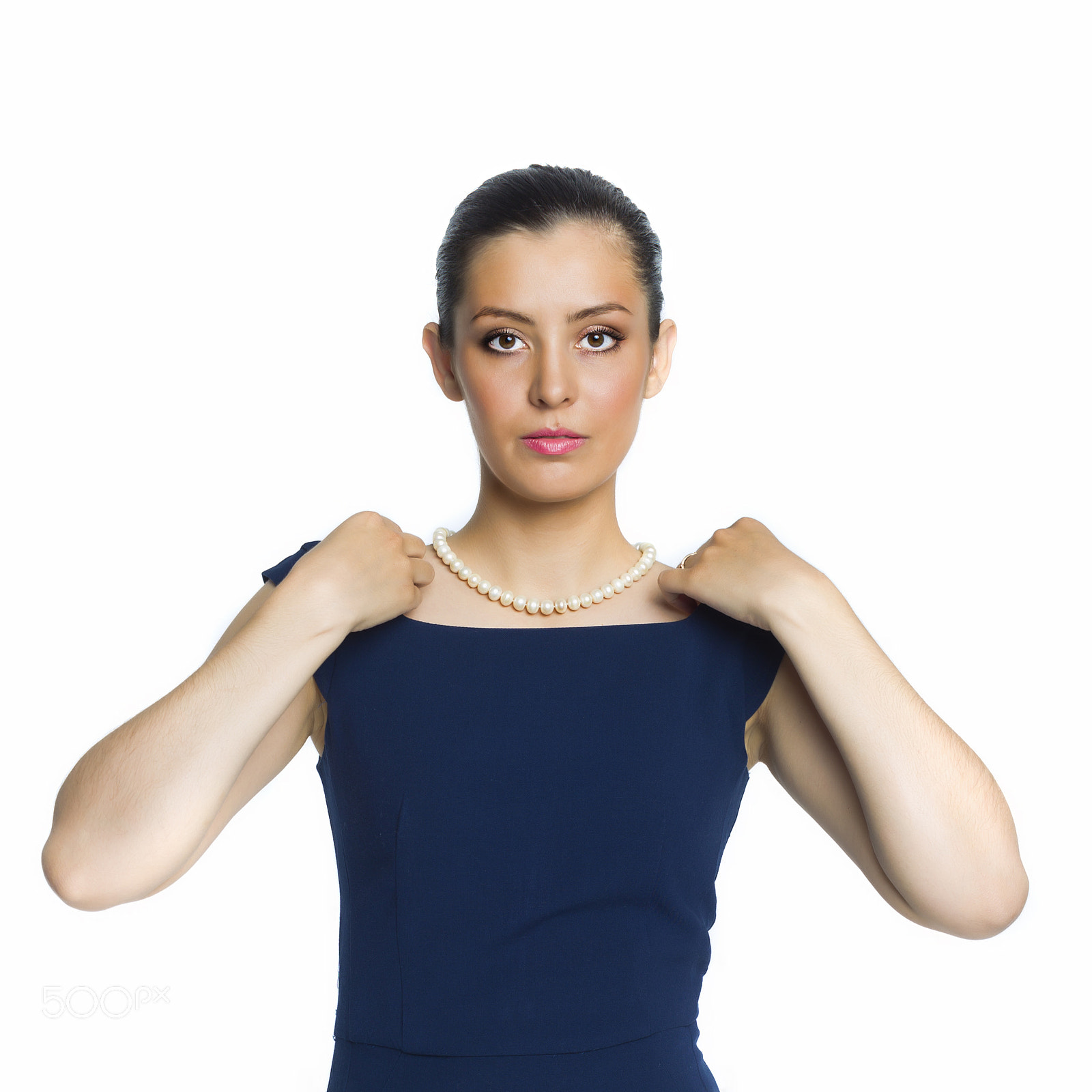 Canon EOS-1D Mark IV sample photo. Portrait of a beautiful young woman in a simple bl photography