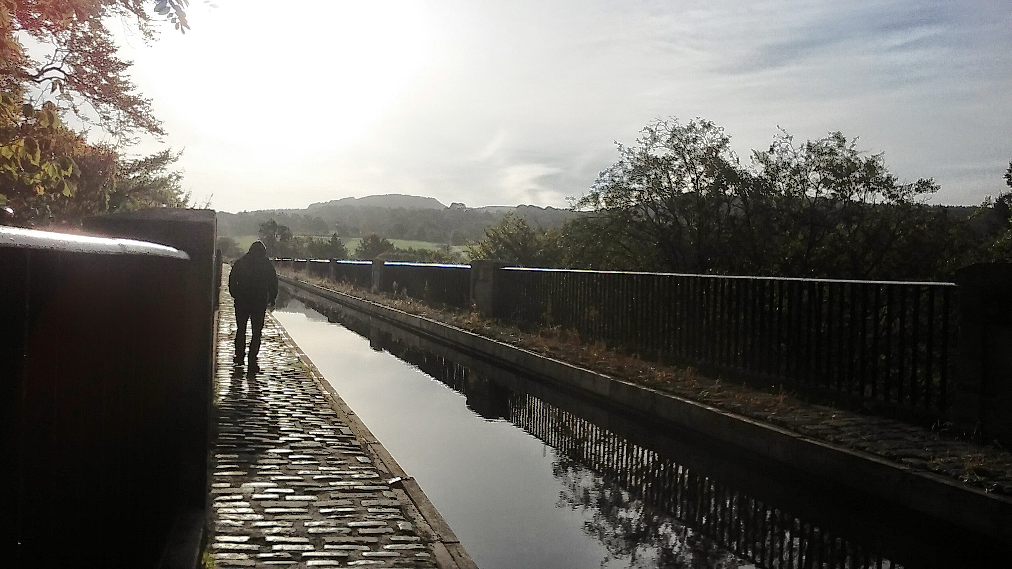LG LEON 4G LTE sample photo. Early morning canal, linlithgow photography