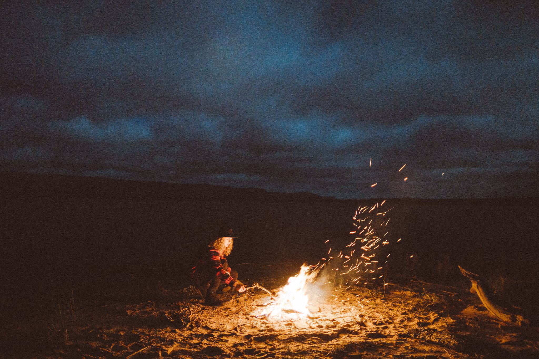 Sony a7R II + Sony DT 50mm F1.8 SAM sample photo. Campfire at grampians photography