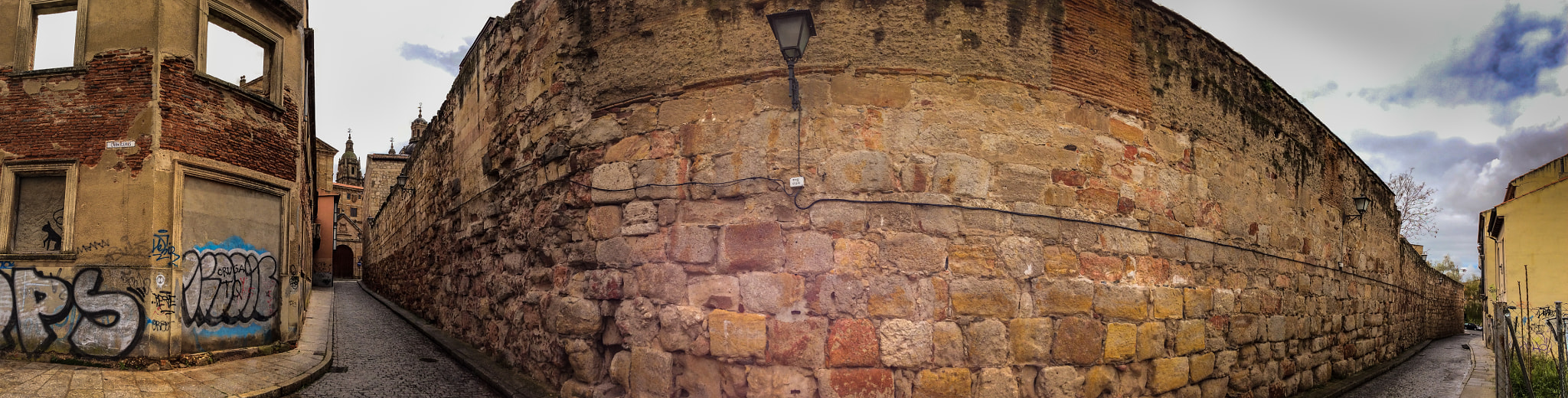 Apple iPad mini 2 sample photo. The old wall, salamanca, spain. photography