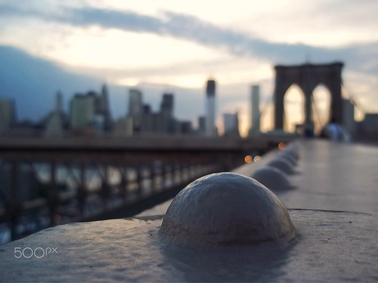Kodak EASYSHARE M530 DIGITAL CAMERA sample photo. Brooklyn bridge bokeh photography