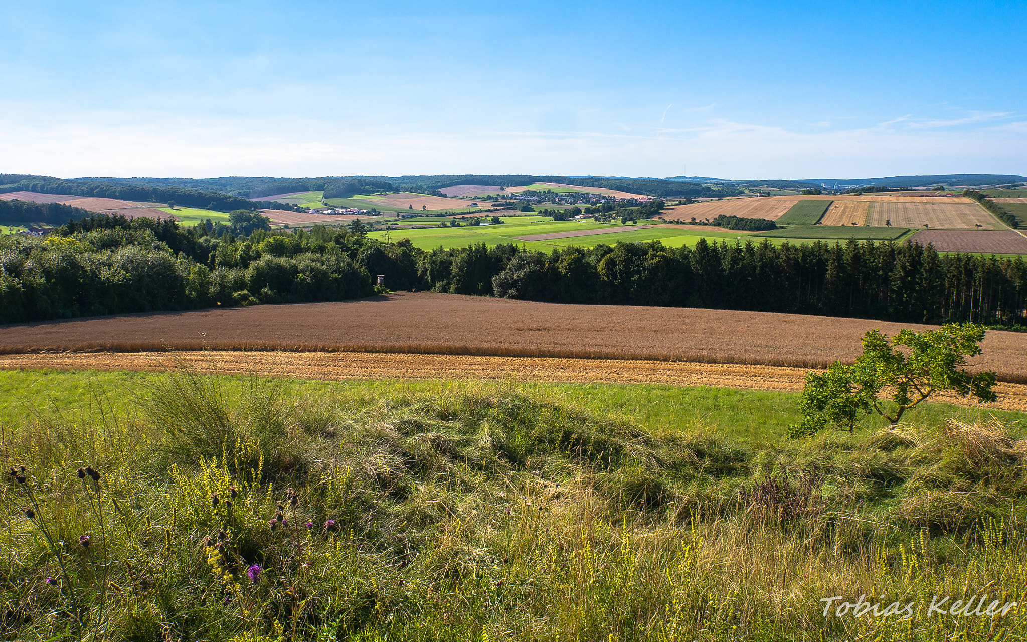 Panasonic Lumix DMC-G5 + Panasonic Lumix G 14mm F2.5 ASPH sample photo. Blick ins wörnitztal photography