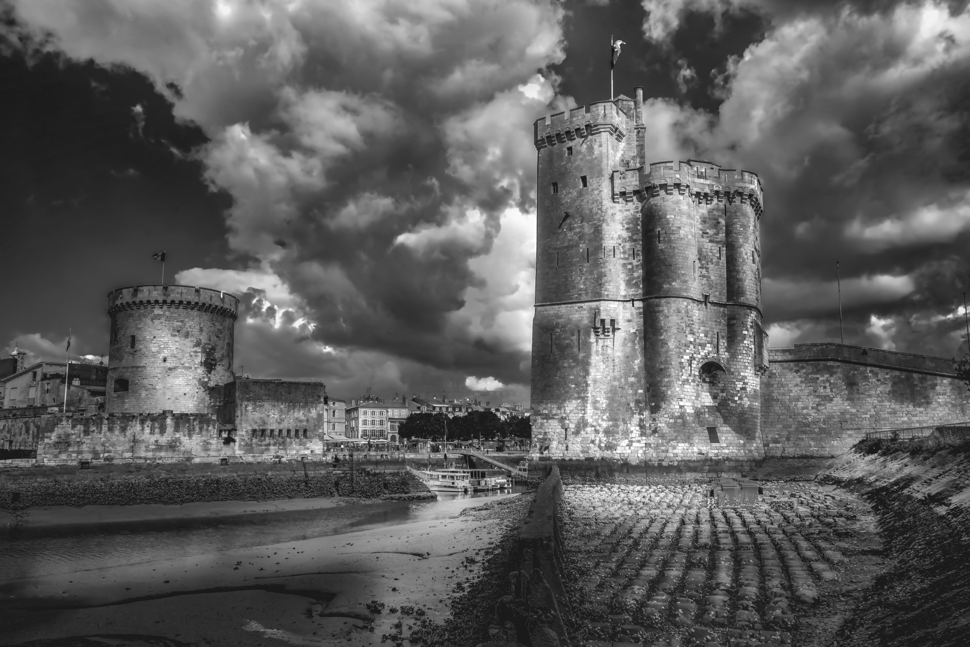 Nikon D810 + Nikon AF-S Nikkor 24mm F1.4G ED sample photo. Les tours de la rochelle photography