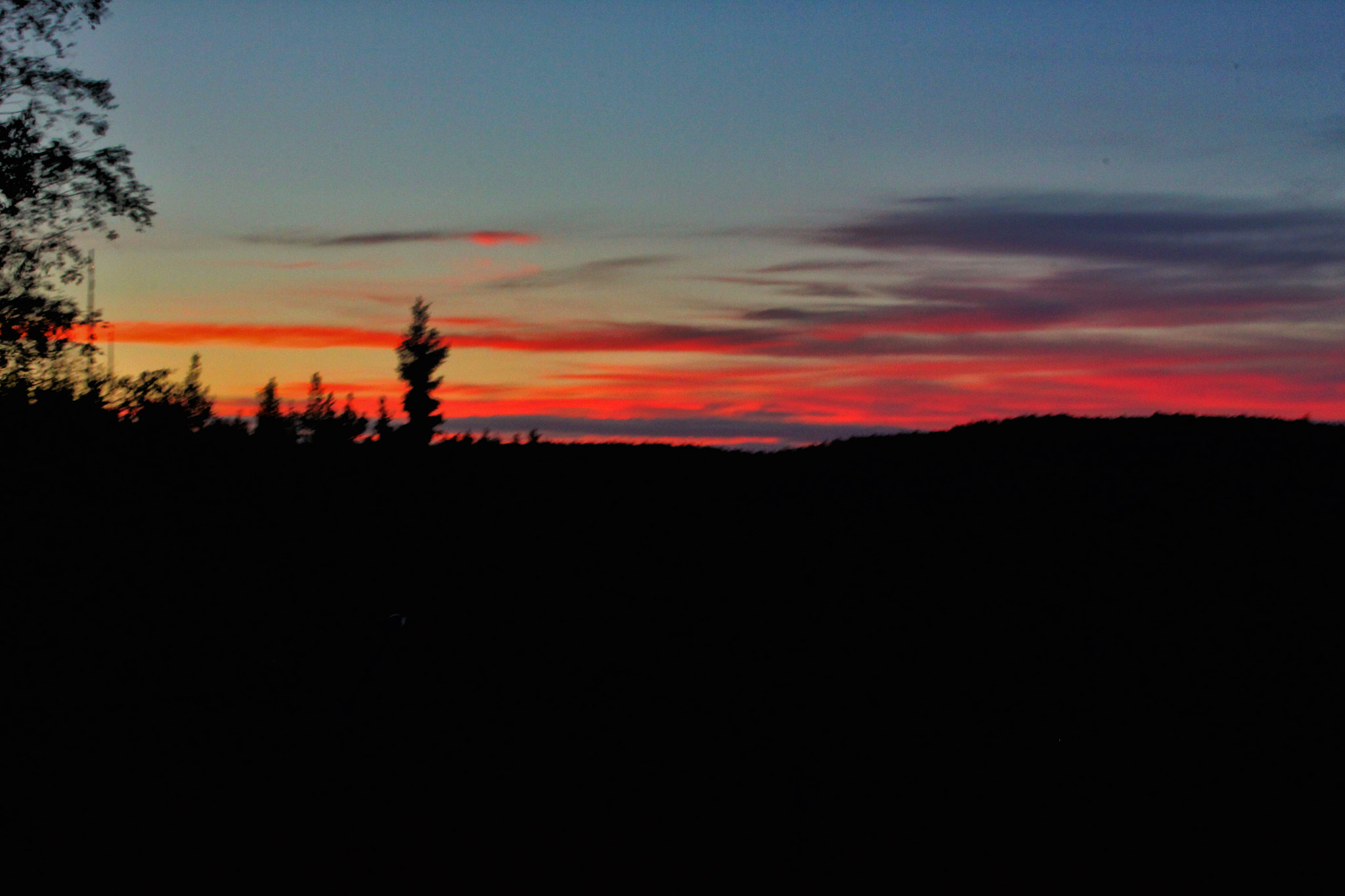 Canon EF-S 18-55mm F3.5-5.6 IS sample photo. Sunset Åsberget photography