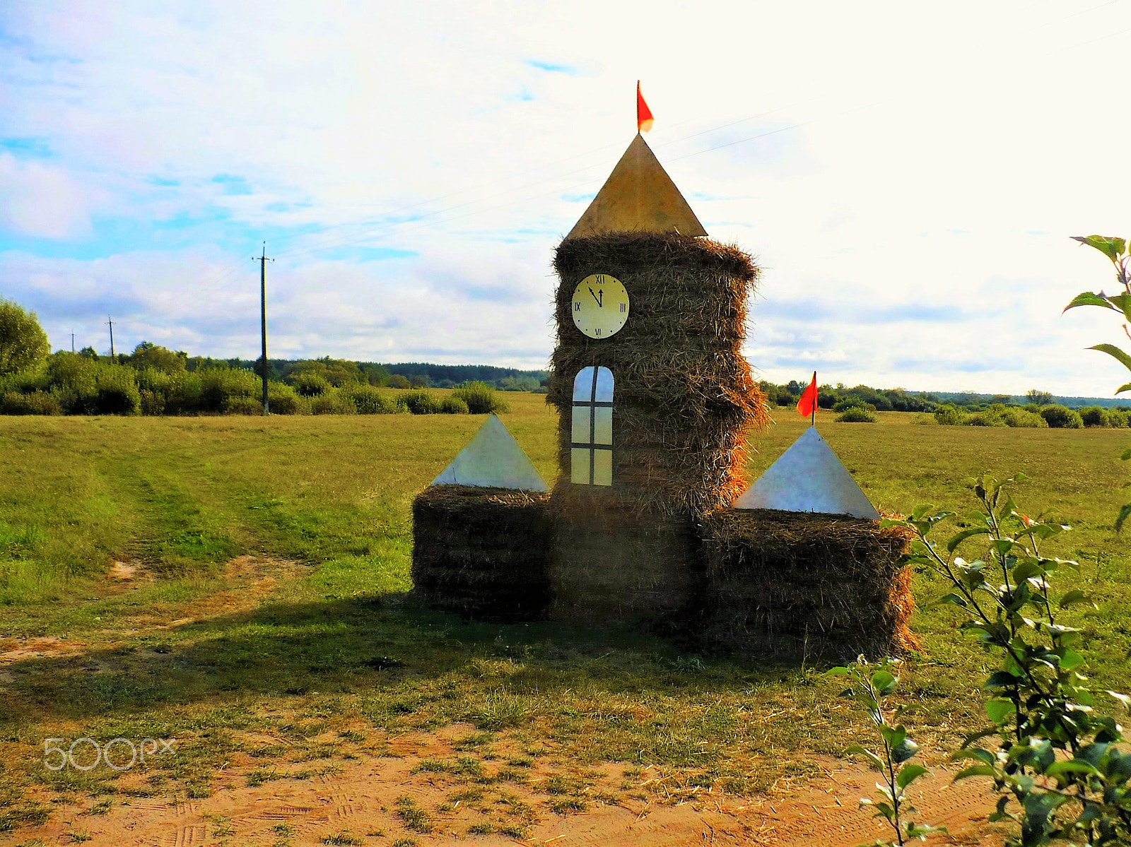 Panasonic DMC-LZ7 sample photo. Straw castle.соломенный замок photography