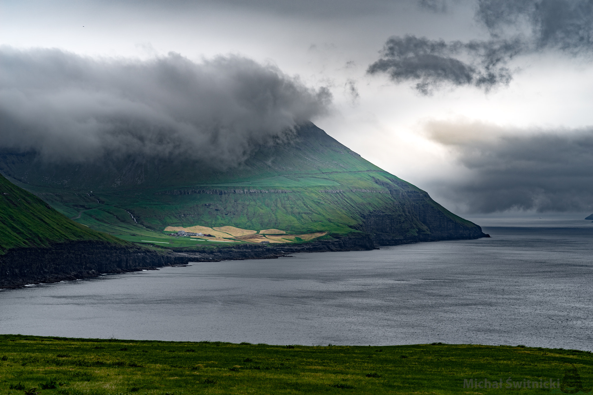 Pentax K-1 + Pentax smc FA 77mm 1.8 Limited sample photo. A two-kilometer landscape of syðradalur fields taken from norðradalur photography