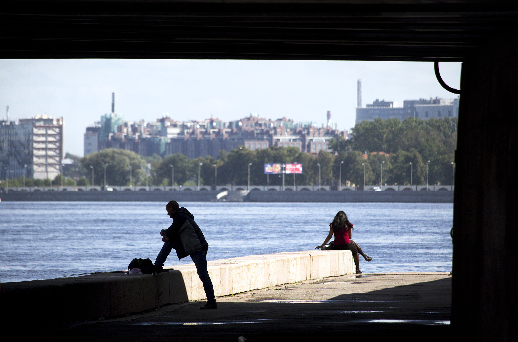 Canon EF-S 55-250mm F4-5.6 IS STM sample photo. River vibes st petersburg photography