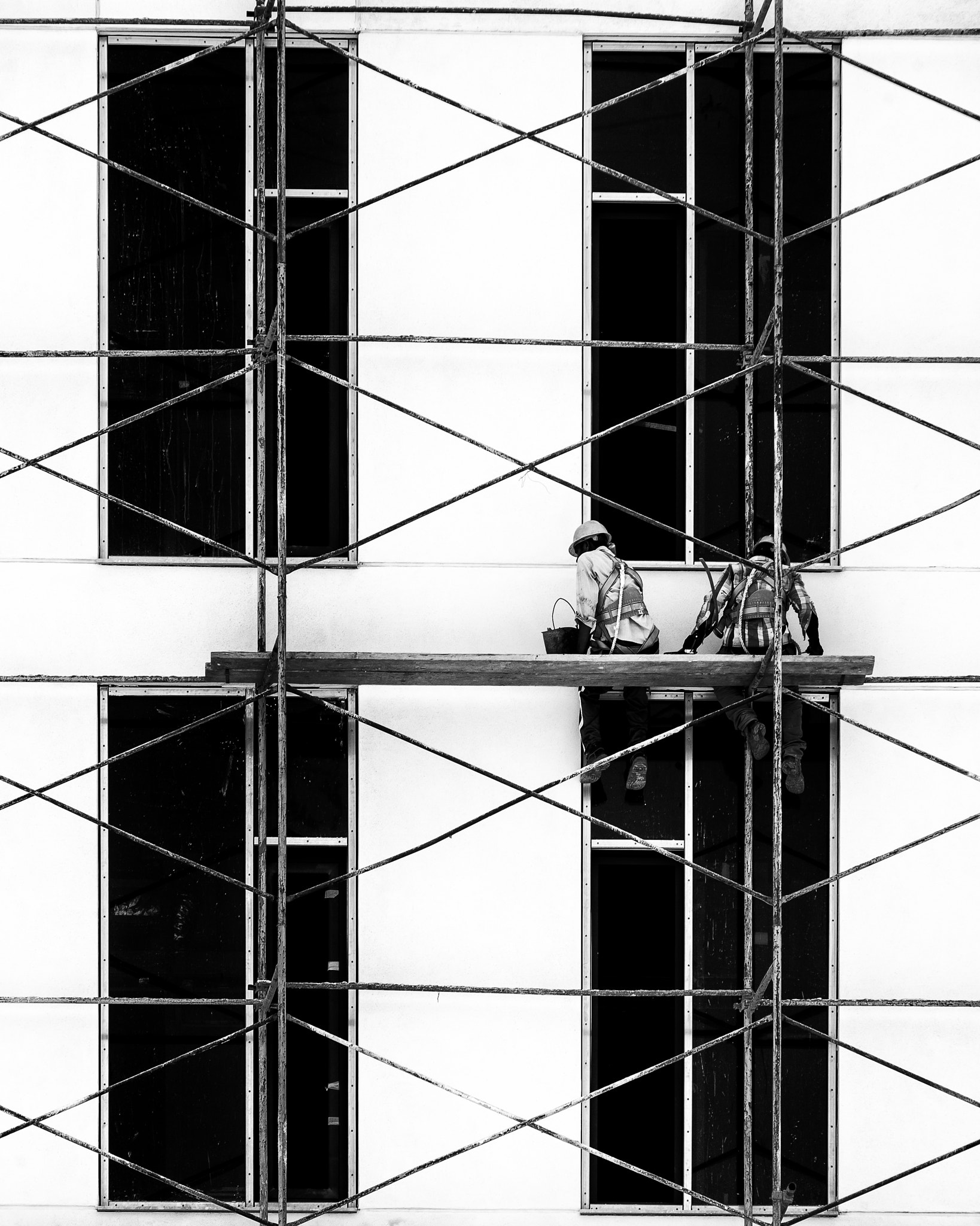 Nikon AF-Nikkor 80-200mm F2.8D ED sample photo. The builders photography