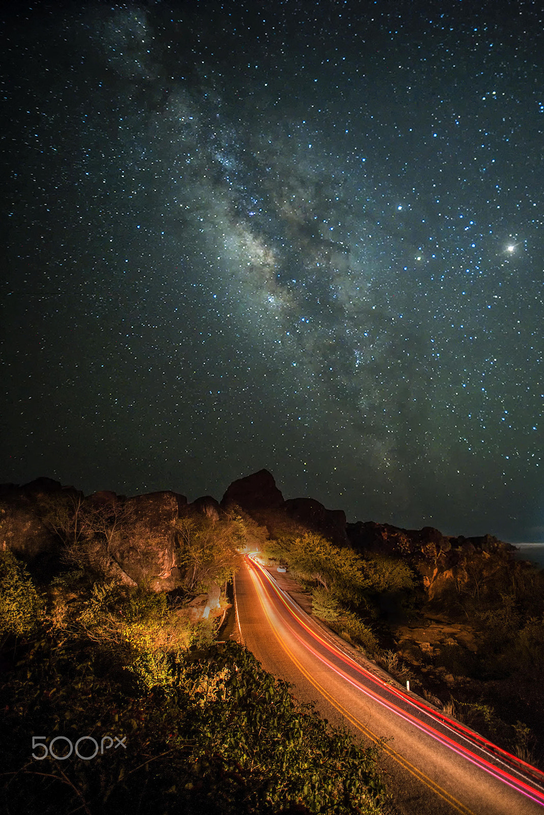 Nikon D800E sample photo. El cajon y la via lactea photography