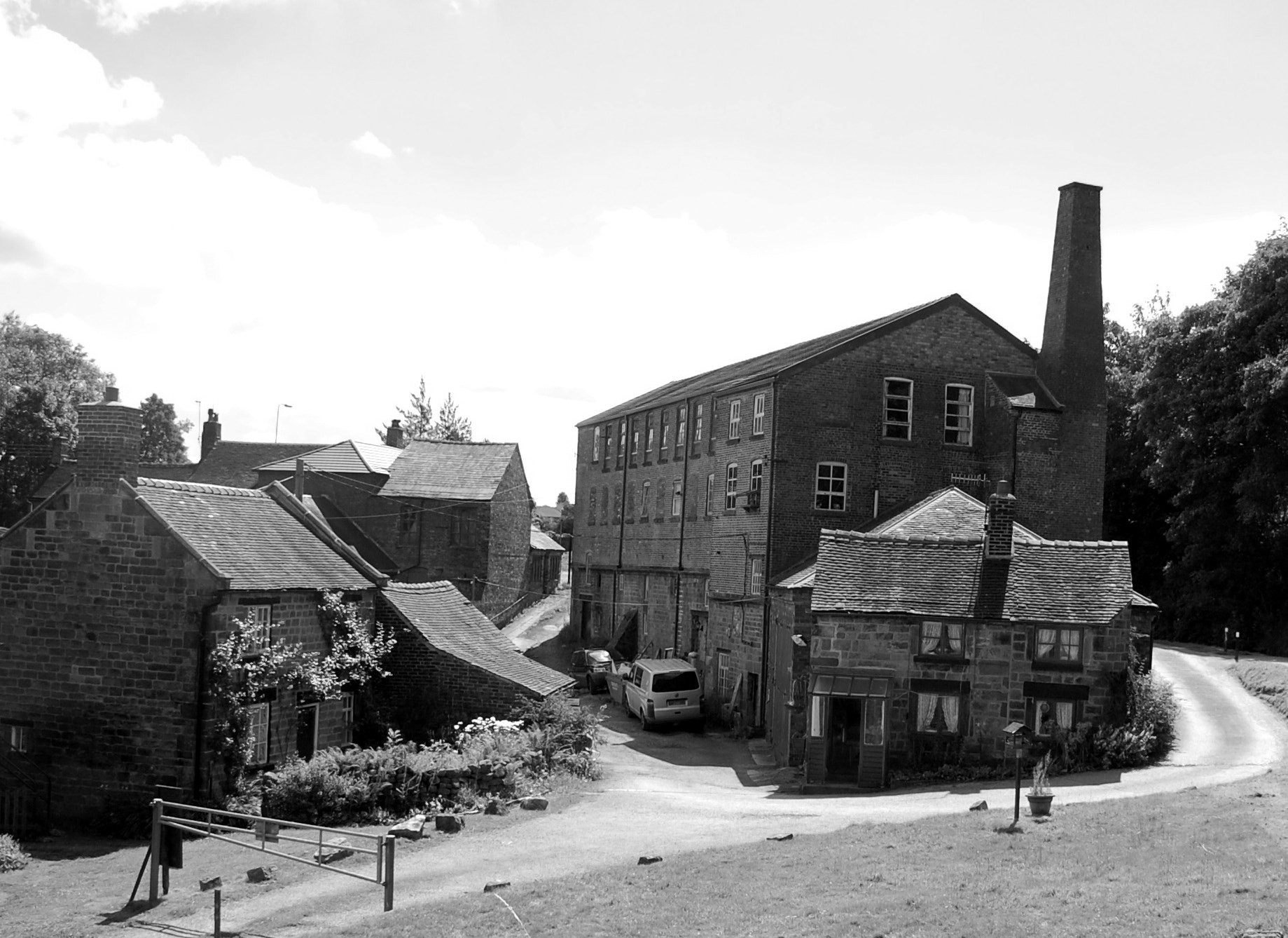 Nikon D40 sample photo. An old mill in cheddleton, staffordshire photography