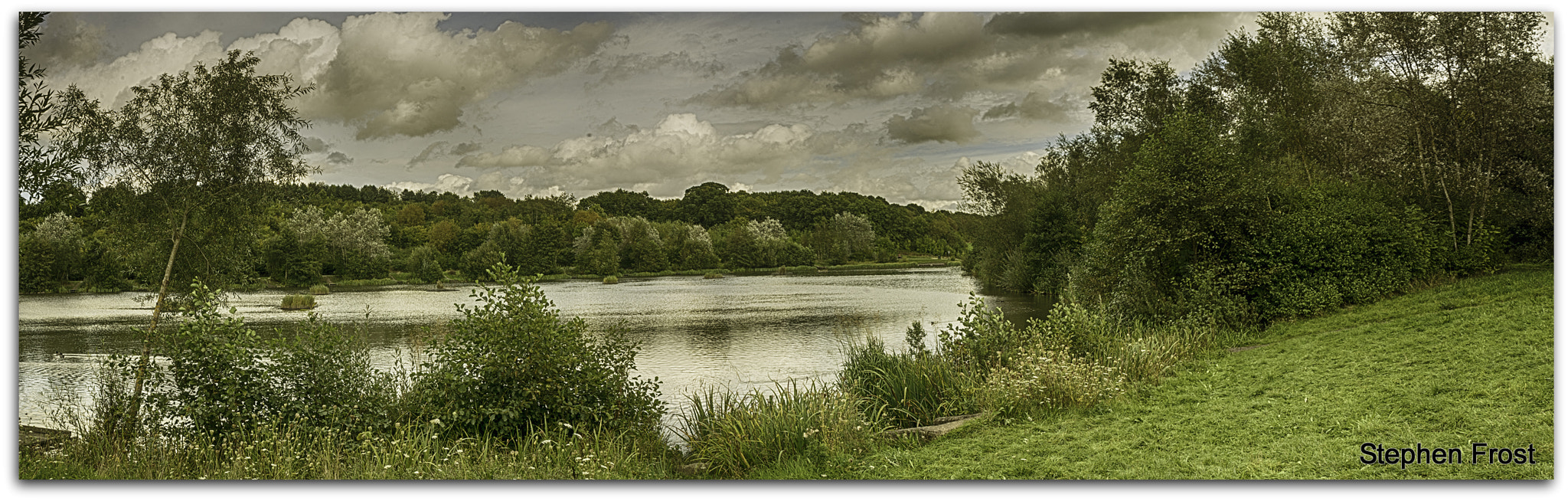 Nikon D7100 + Sigma 24-70mm F2.8 EX DG Macro sample photo. Panorama holmebrook valley park , chesterfield , derbyshire uk photography