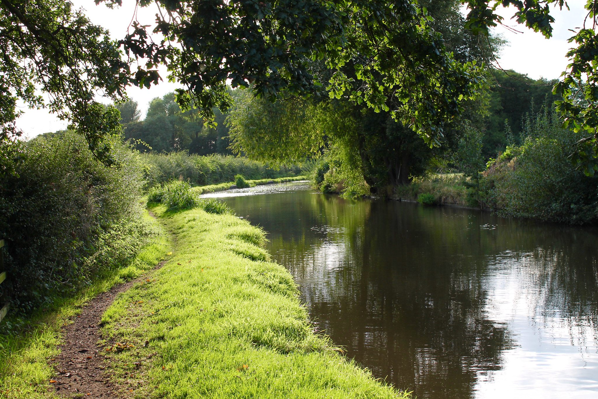 Canon EF-S 18-55mm F3.5-5.6 III sample photo. Along the towpath near milford staffordshire photography