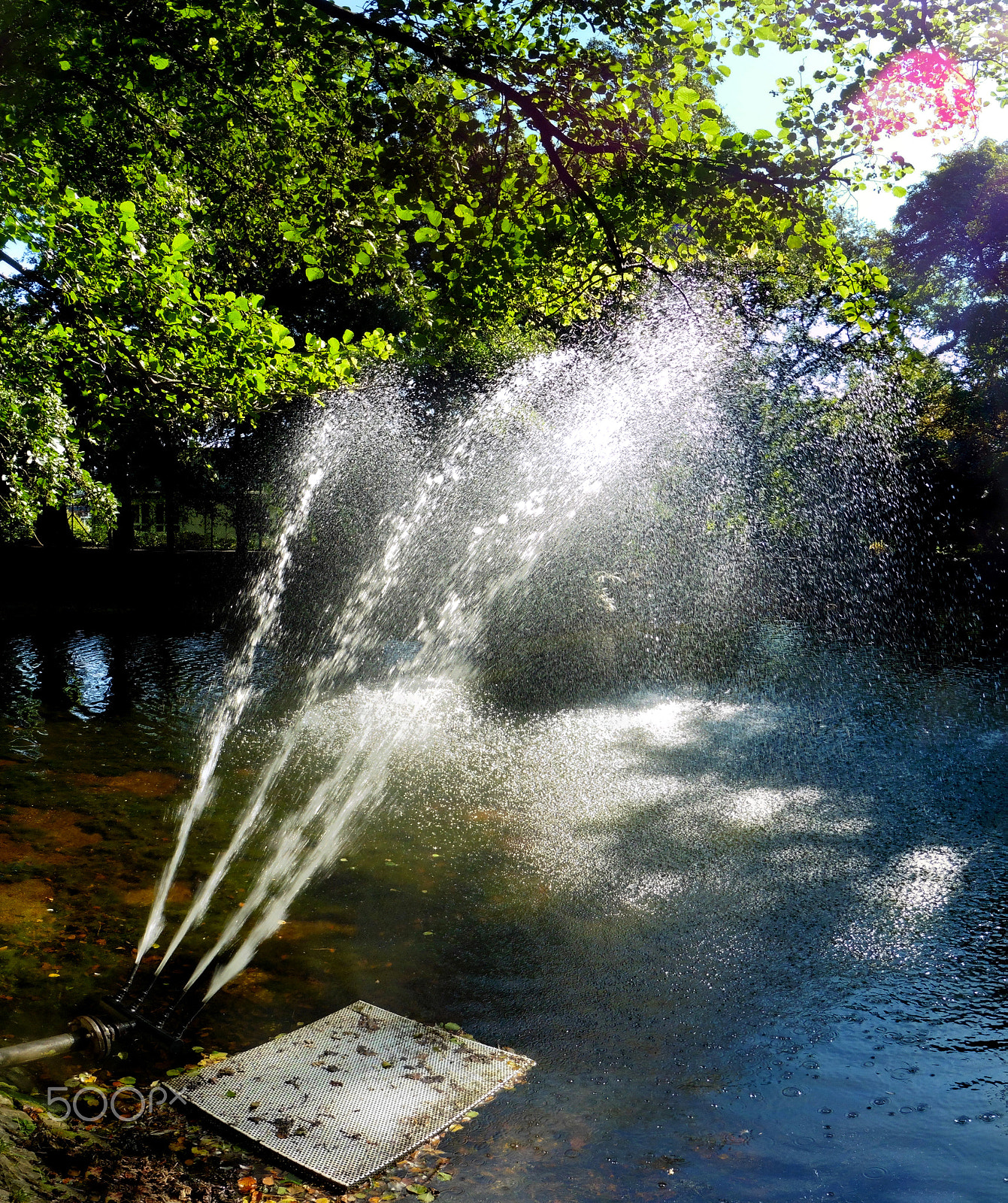 Panasonic DMC-TZ55 sample photo. Fa aachen fountain photography