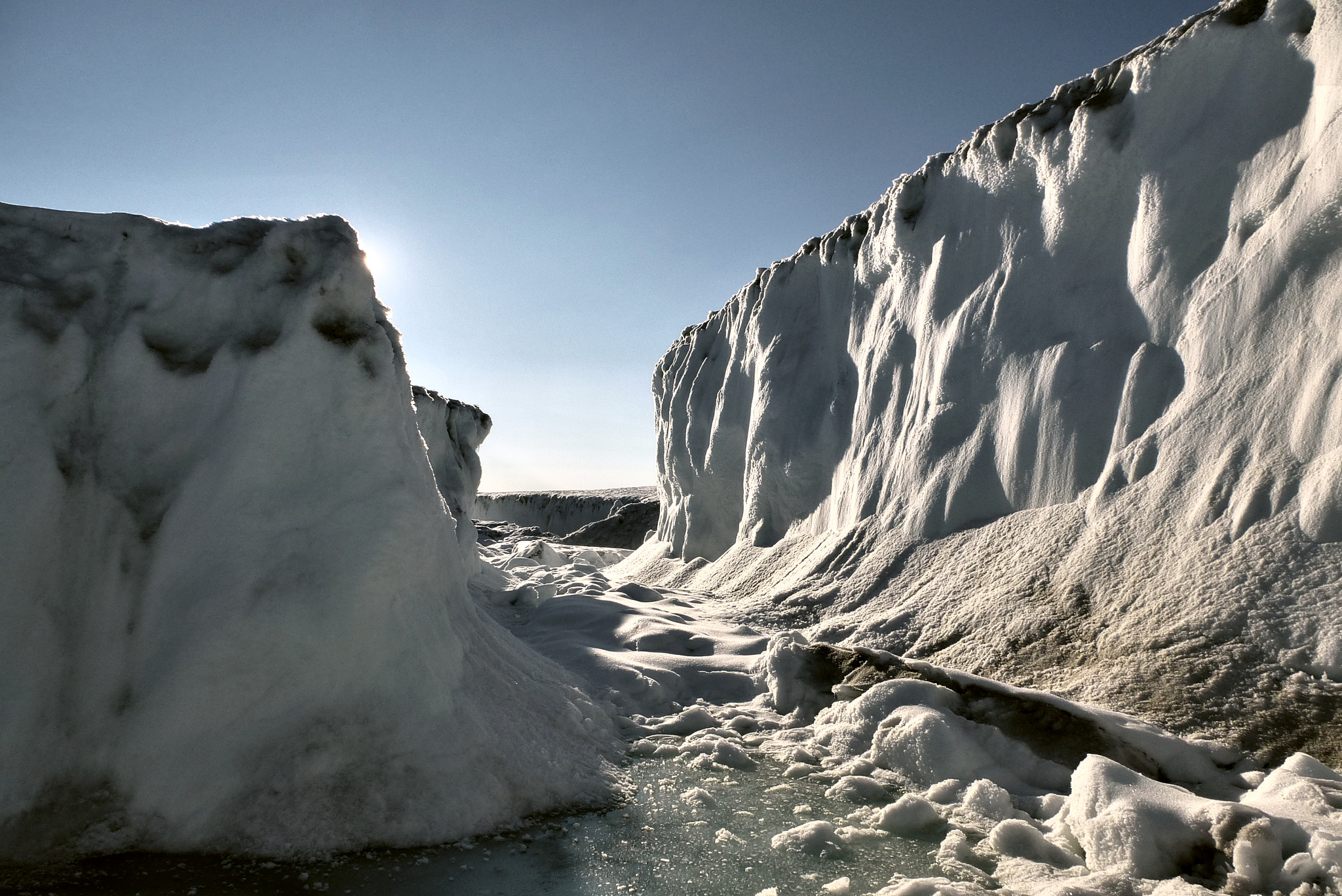 Panasonic DMC-ZS15 sample photo. Ice ravine photography