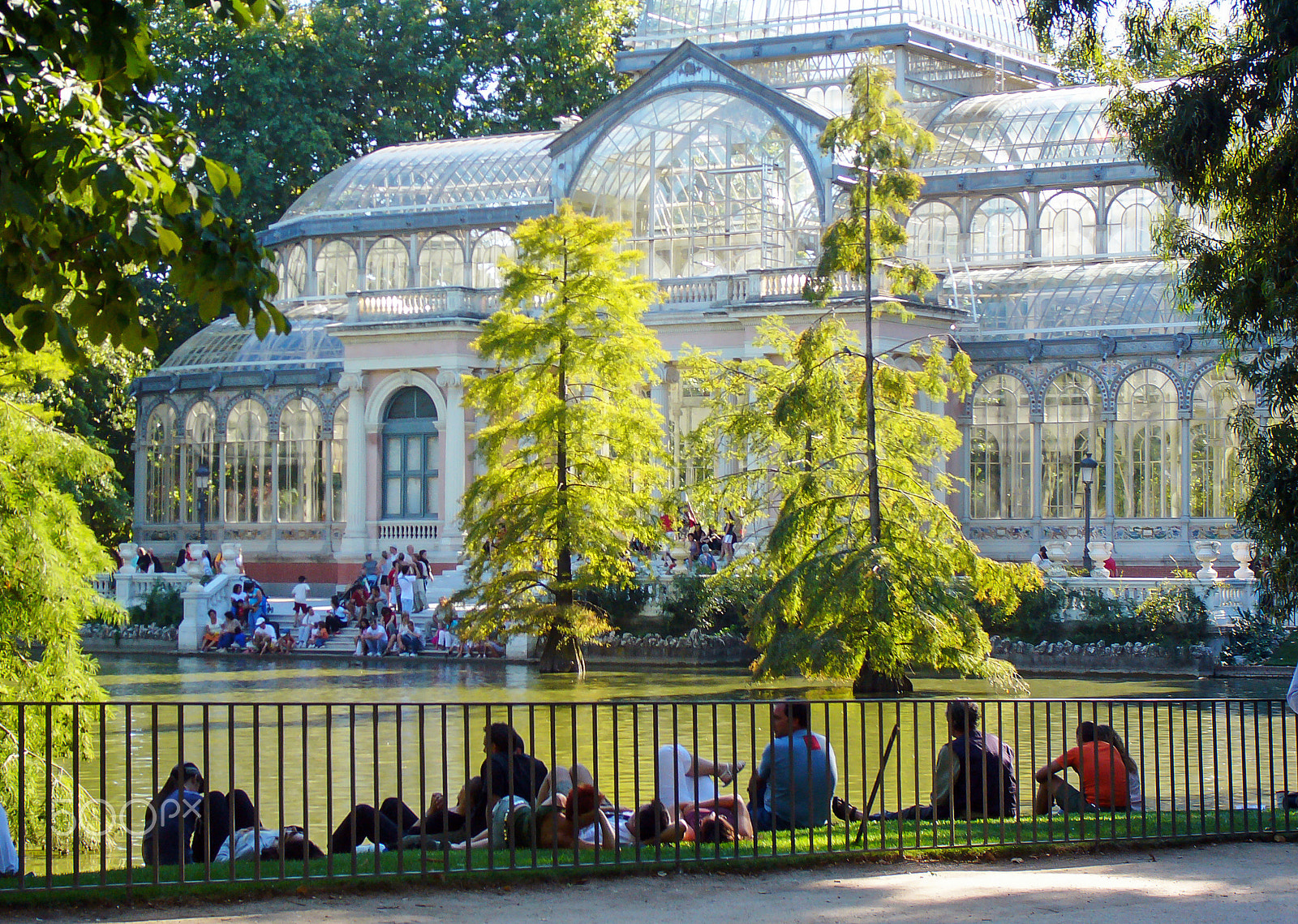 Panasonic DMC-LC80 sample photo. Cristal palace in summer photography