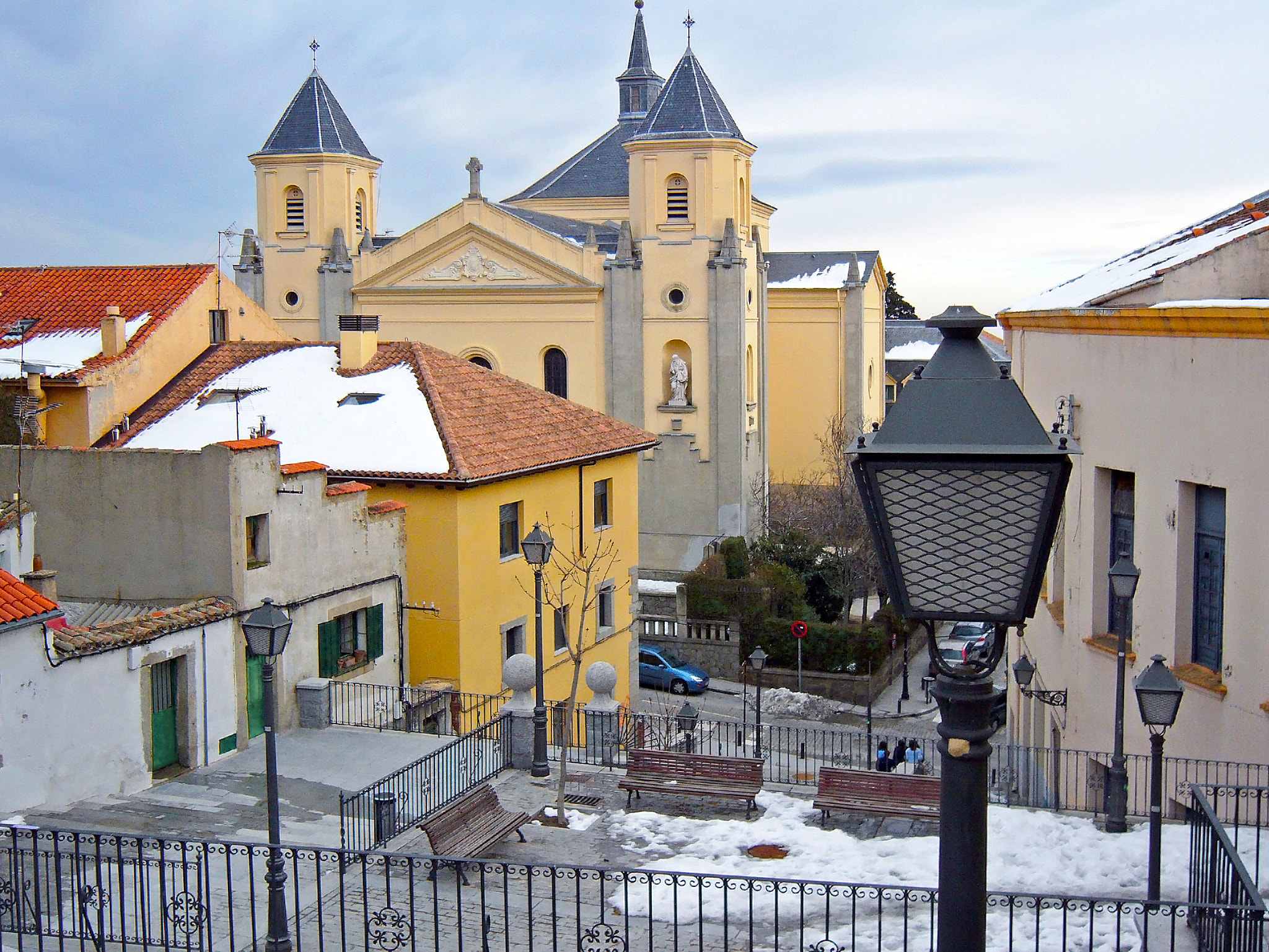 Panasonic DMC-LC80 sample photo. View san lorenzo de el escorial photography