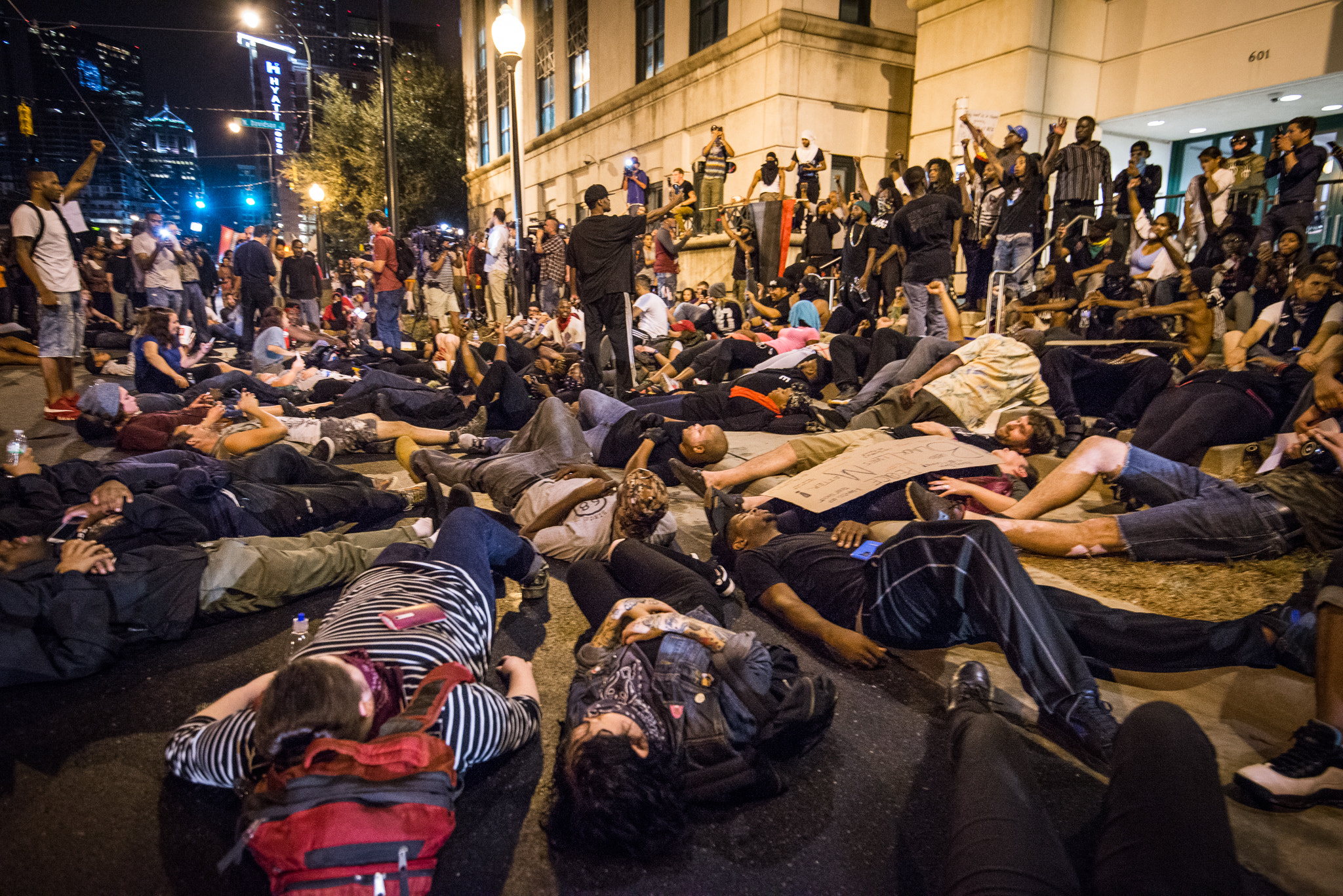 Tamron SP 15-30mm F2.8 Di VC USD sample photo. Charlotte protests photography