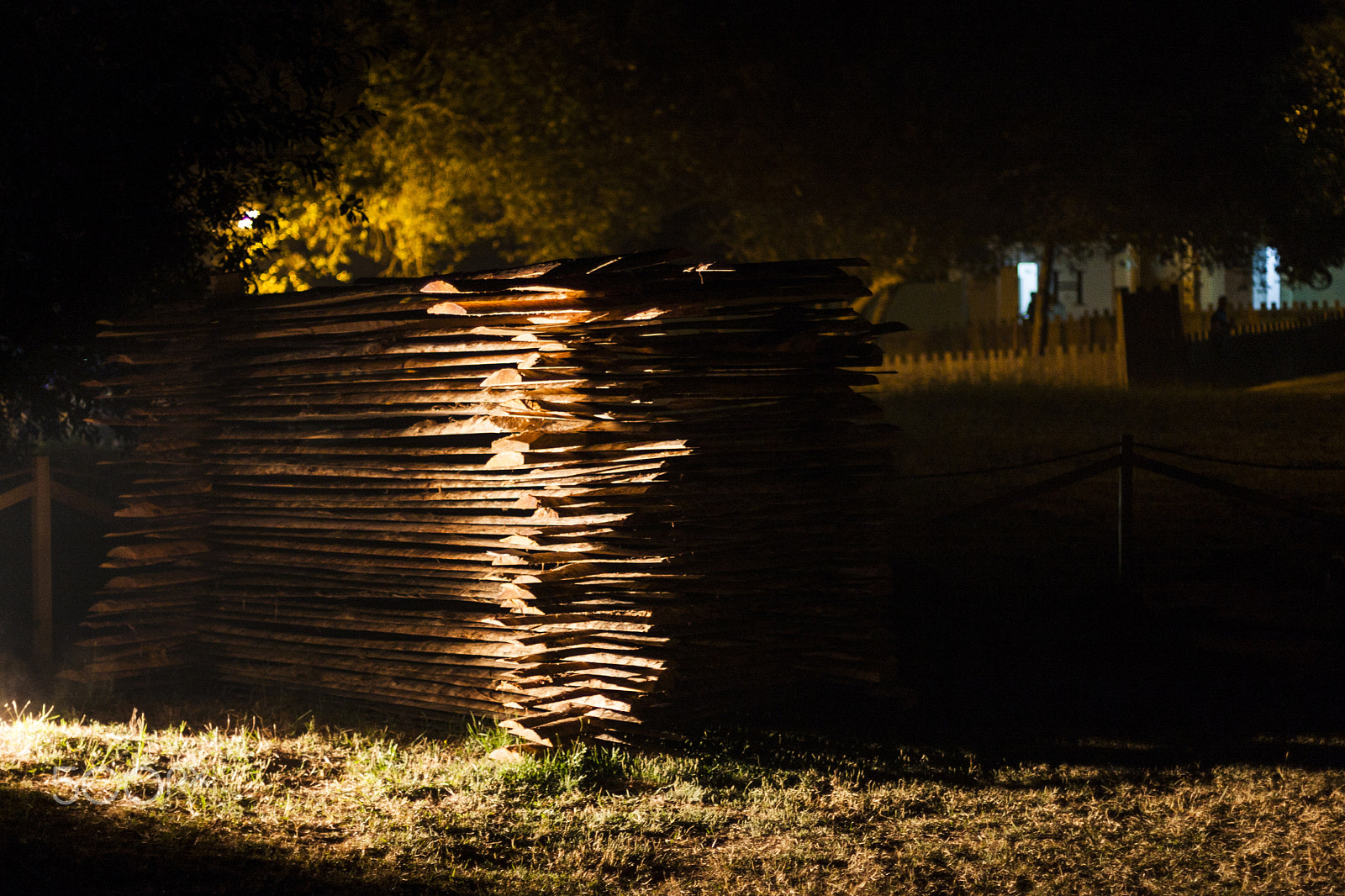 Canon EOS 40D sample photo. Pile of wood photography