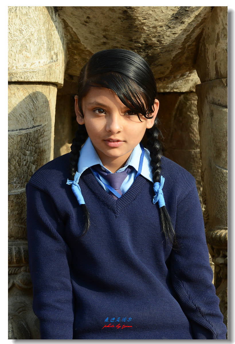 Nikon D800E sample photo. Nepalese girl photography