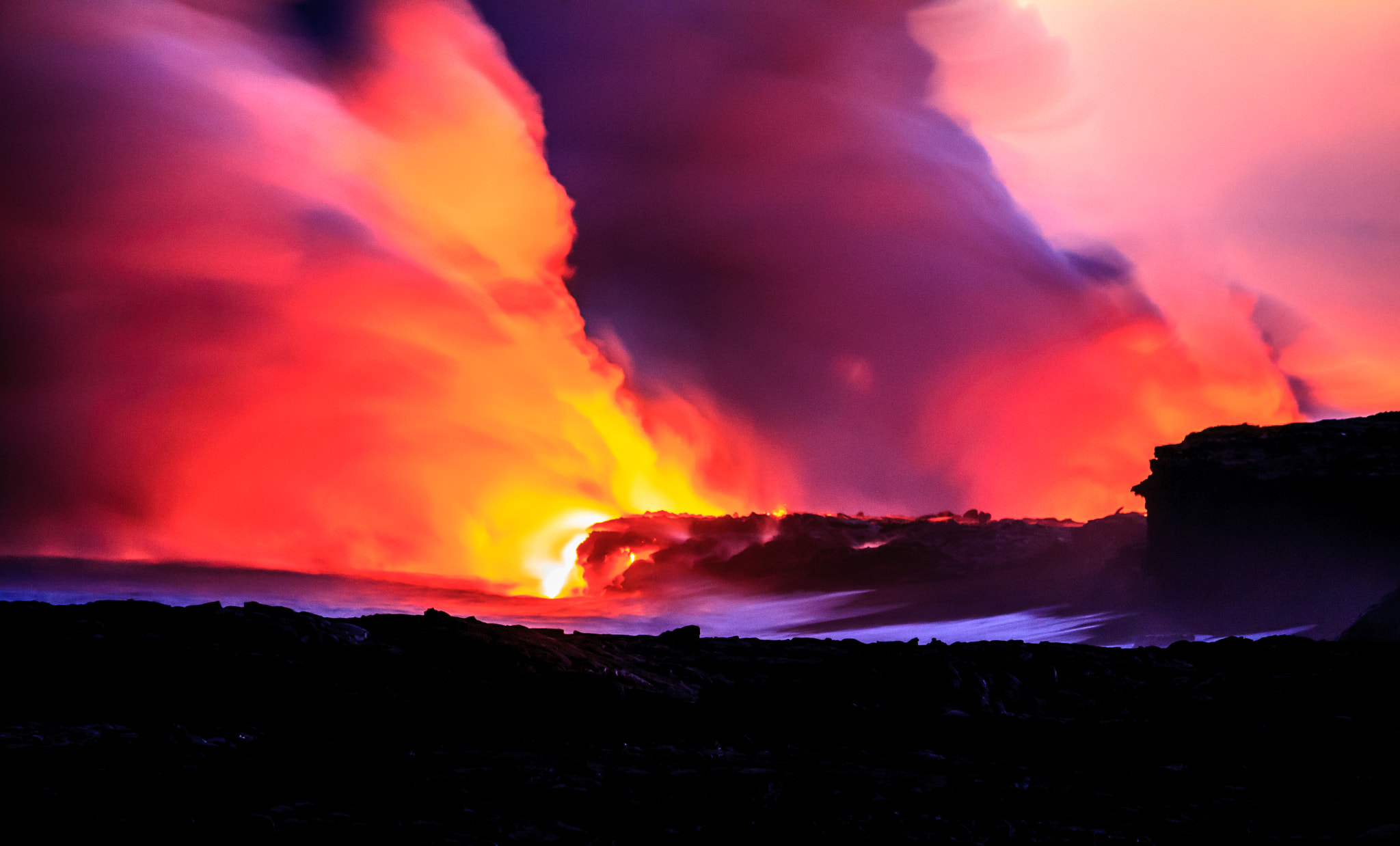 Canon EOS 450D (EOS Rebel XSi / EOS Kiss X2) sample photo. Hawaii volcano photography