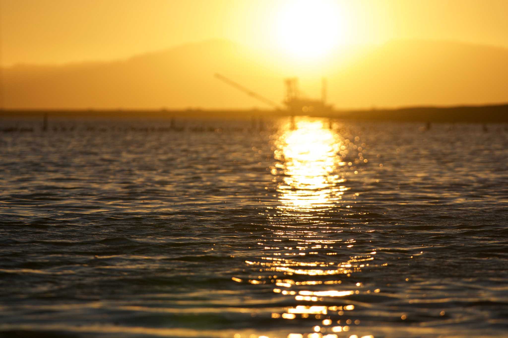 Sony a6000 + Sony FE 70-200mm F4 G OSS sample photo. East bay sunset photography