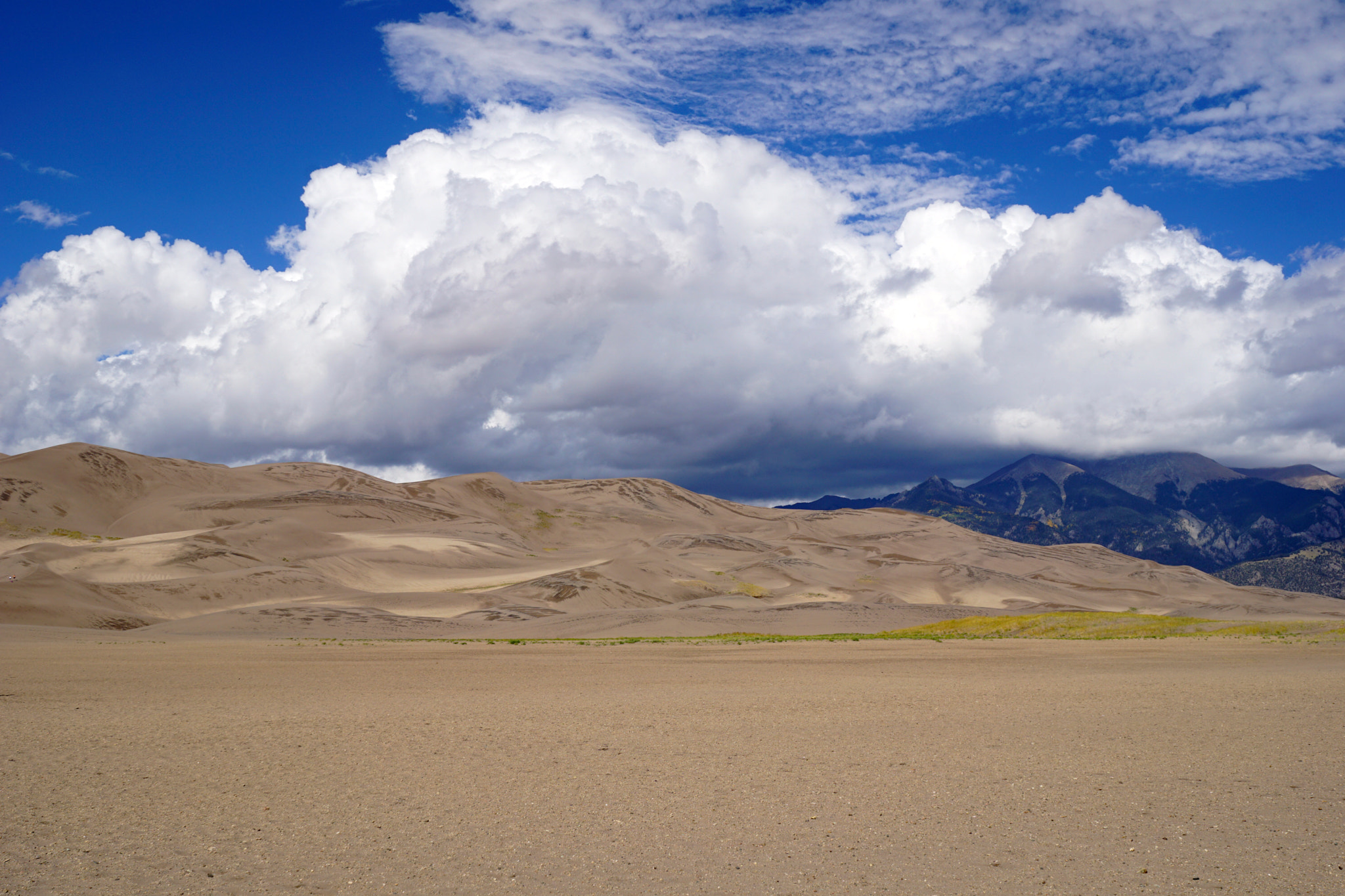 Sony a6000 sample photo. Storm in the sand dunes photography